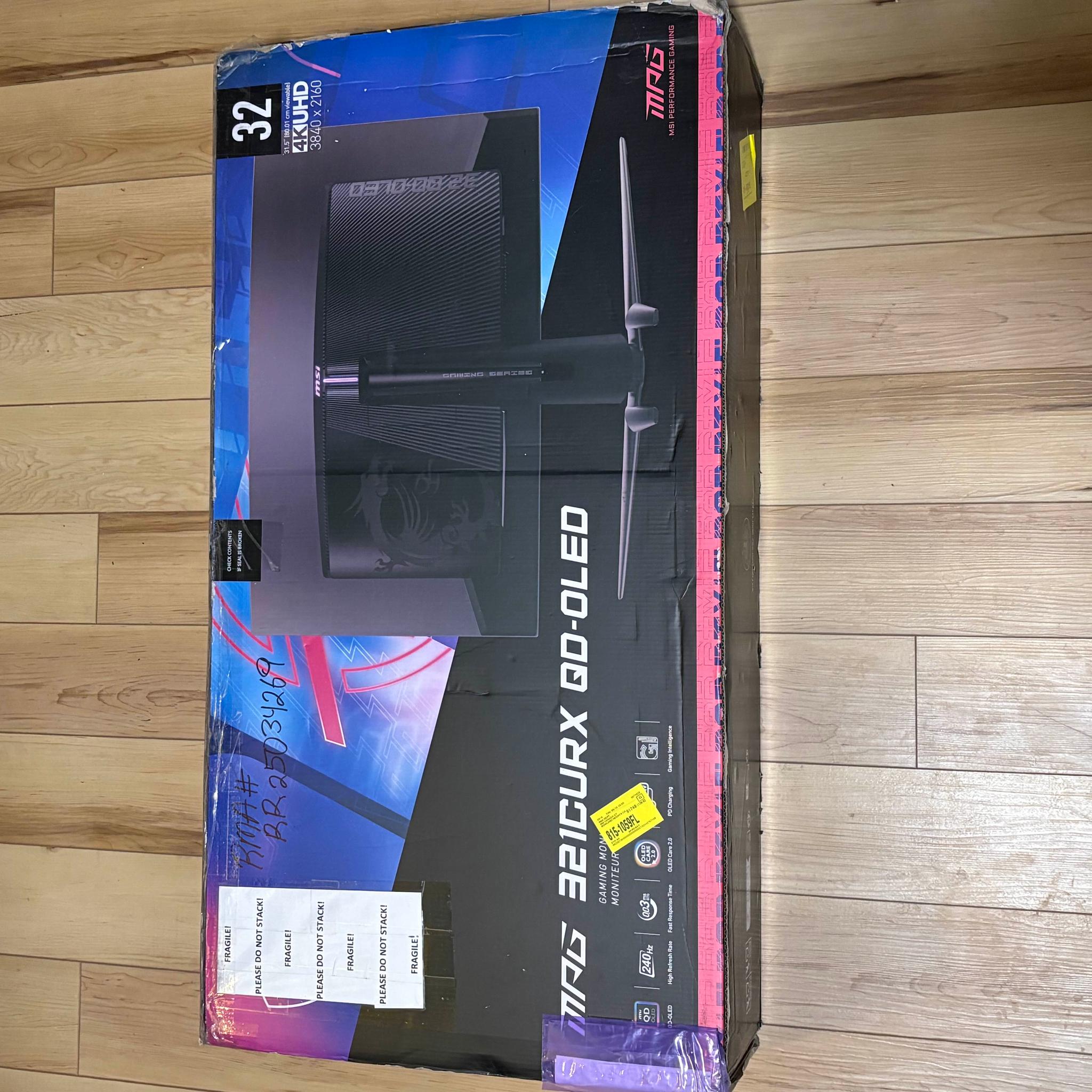 MSI MAG 321CURX QD-OLED 32" 4K UHD (CS)