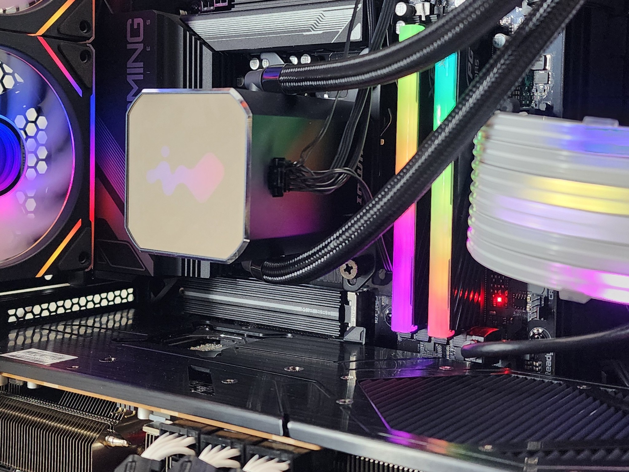 Gaming PC Ryzen 7 9700X 32GB RAM 2TB SSD RX 9070 XT 16GB Windows 11 Computer