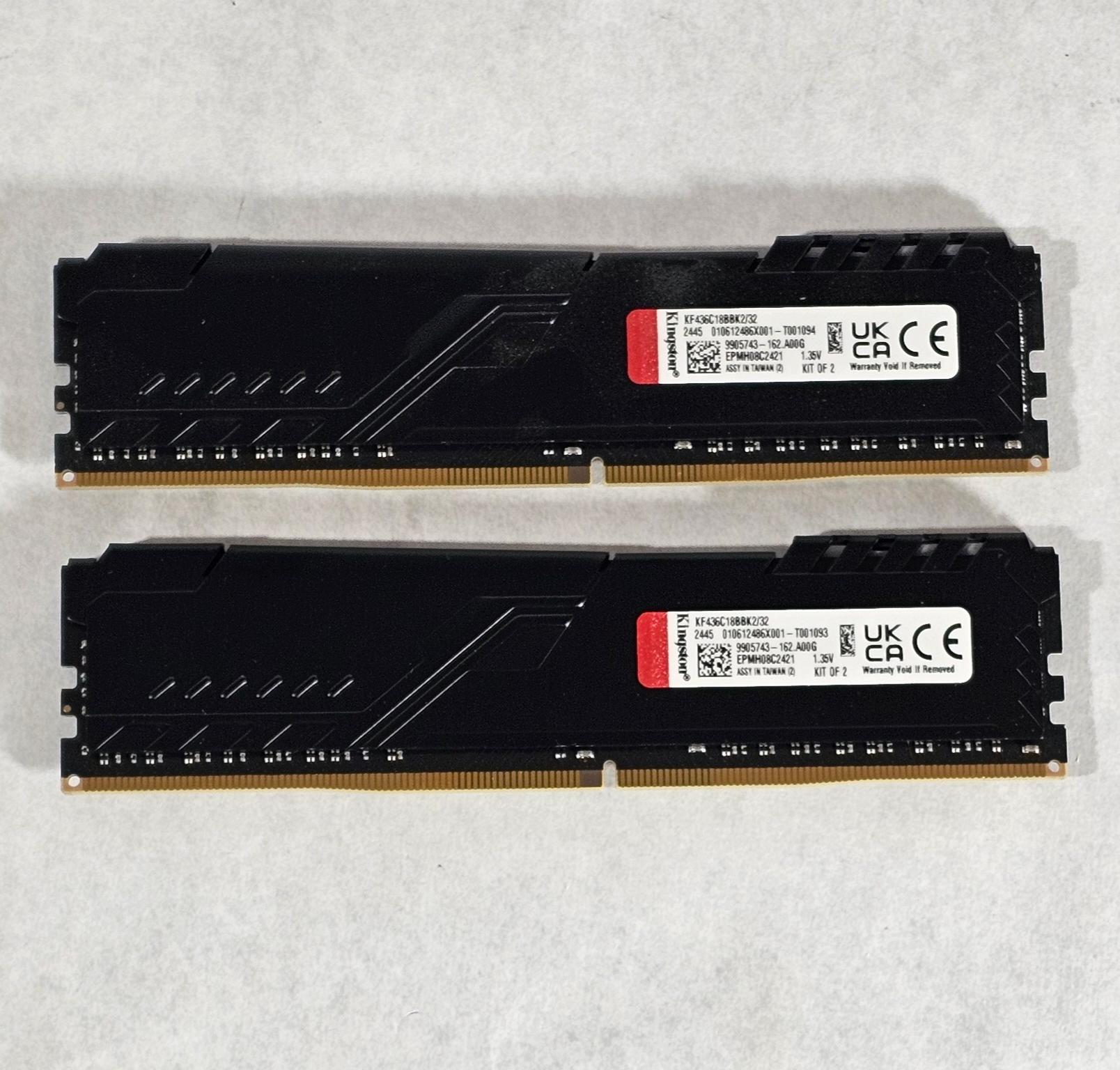 32GB DDR4 (2x16GB) Kingston FURY BEAST