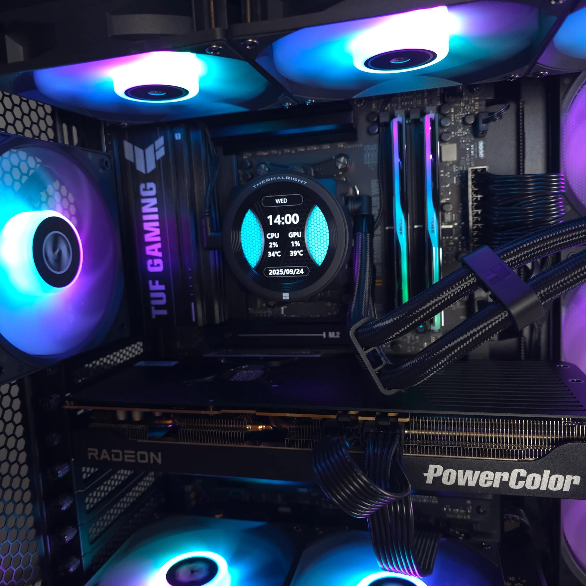 All AMD I All-Black 4K Gaming PC | RX 9070 XT 16 GB | Ryzen 7 7800X3D | 32GB | 2TB | 2 Year Warranty