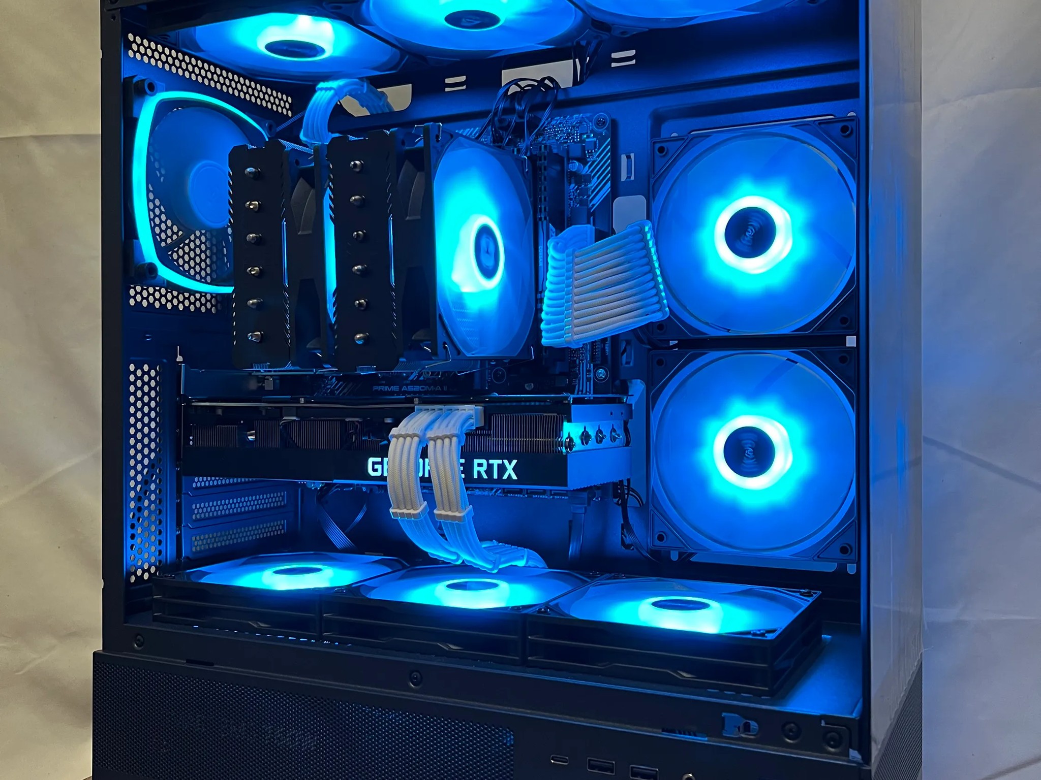 🌊Blue Lagoon🌊 | RTX 3080 PRO PC | Ryzen 5 5700G | 16GB RAM | 1TB SSD | Windows 11 Pro