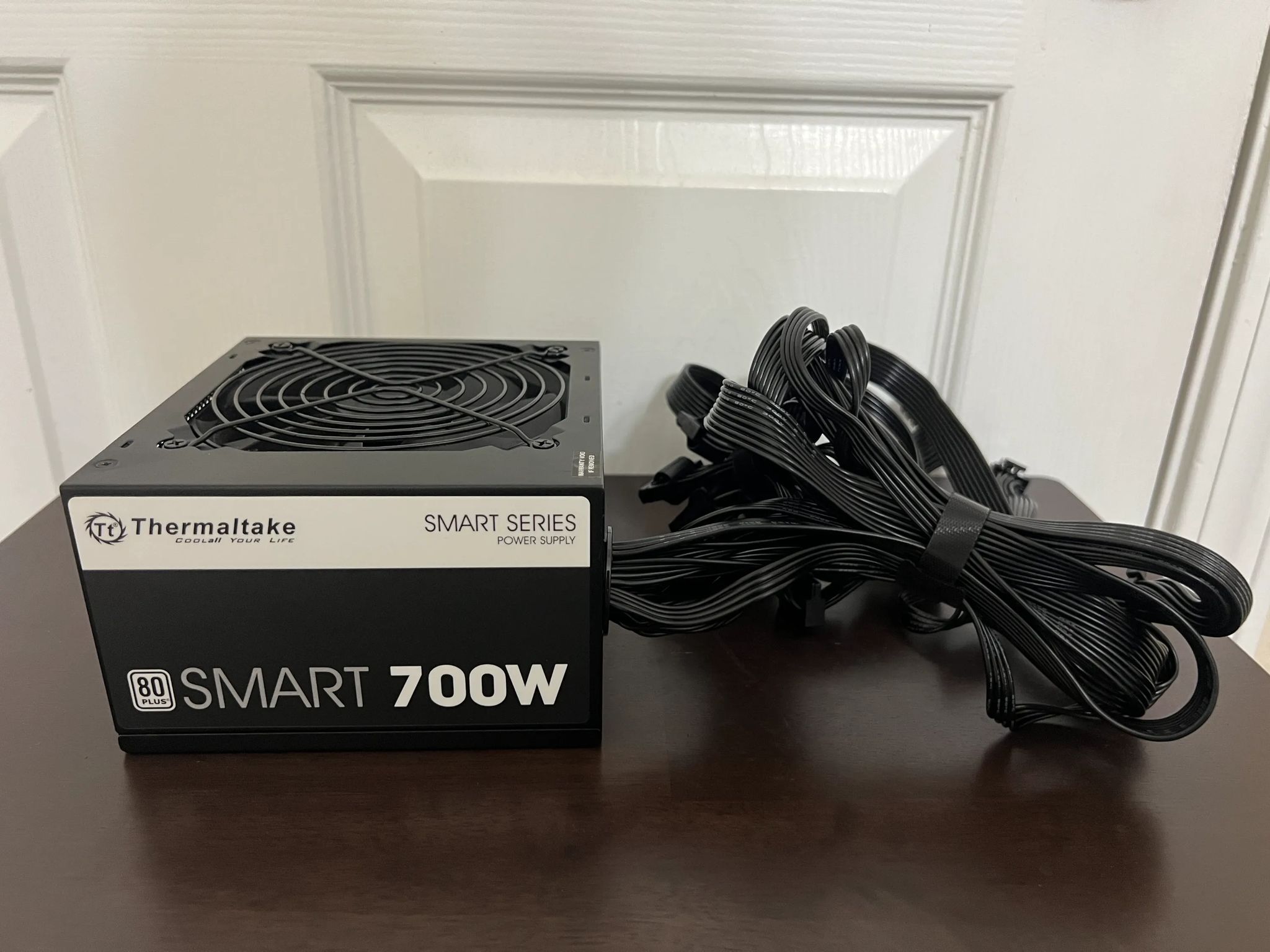 Bundle! Thermaltake SMART 700W 80+ White Power Supply + AsiaHorse 18AWG PSU Cable Extensions