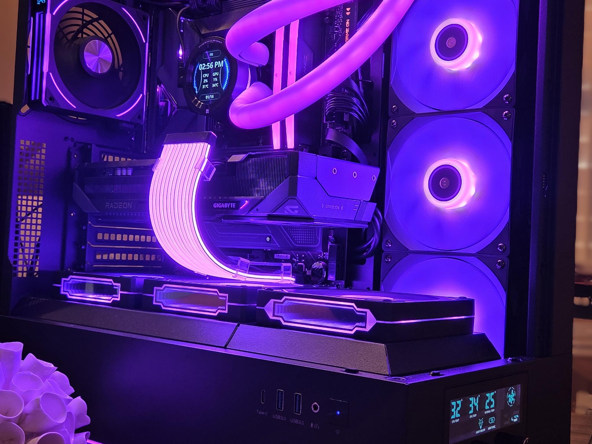 Morpheus! 🌟 | RX 9070 XT Gaming PC | Intel Core Ultra 7 265KF | 32GB DDR5 | 2TB NVMe | LCD Display