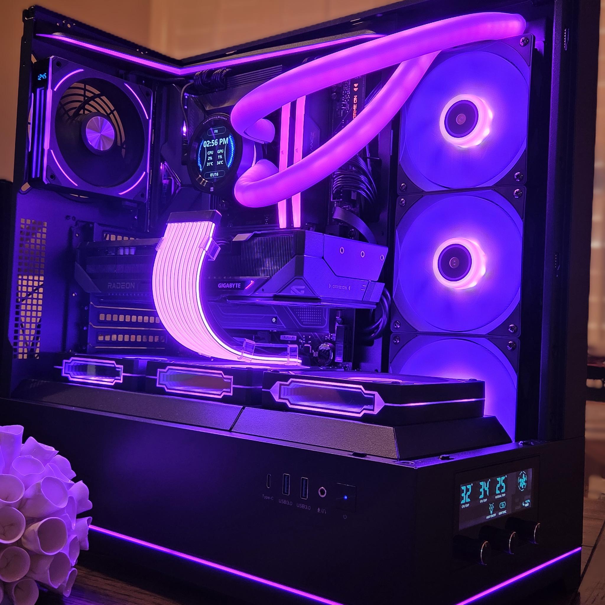 Morpheus! 🌟 | RX 9070 XT Gaming PC | Intel Core Ultra 7 265KF | 32GB DDR5 | 2TB NVMe | LCD Display