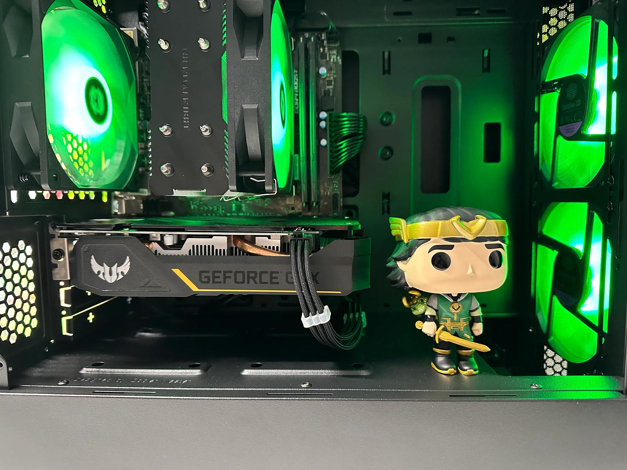 💚 👑Loki👑💚-Gaming PC-Nvidia GTX 1650 Super -AMD Ryzen 5 2600 6core-16GB DDR4 RAM-500GB NVME