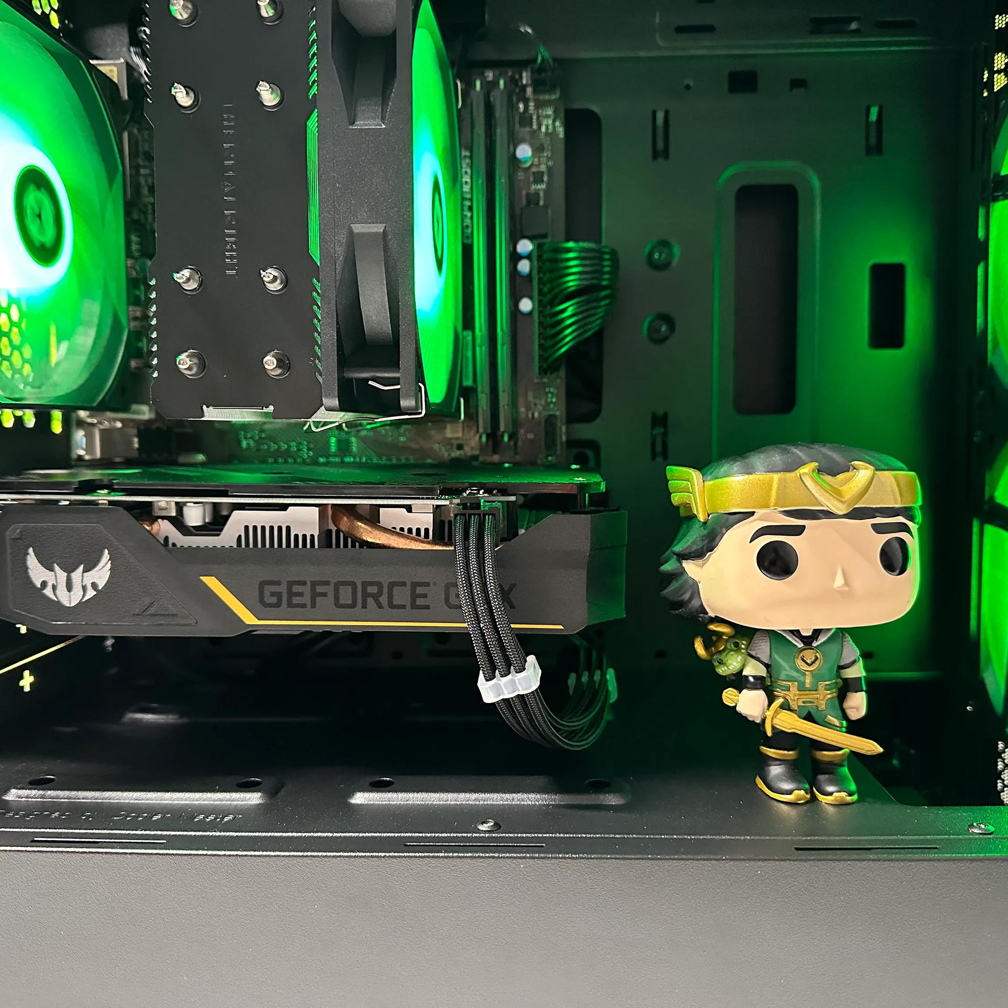💚 👑Loki👑💚-Gaming PC-Nvidia GTX 1650 Super -AMD Ryzen 5 2600 6core-16GB DDR4 RAM-500GB NVME