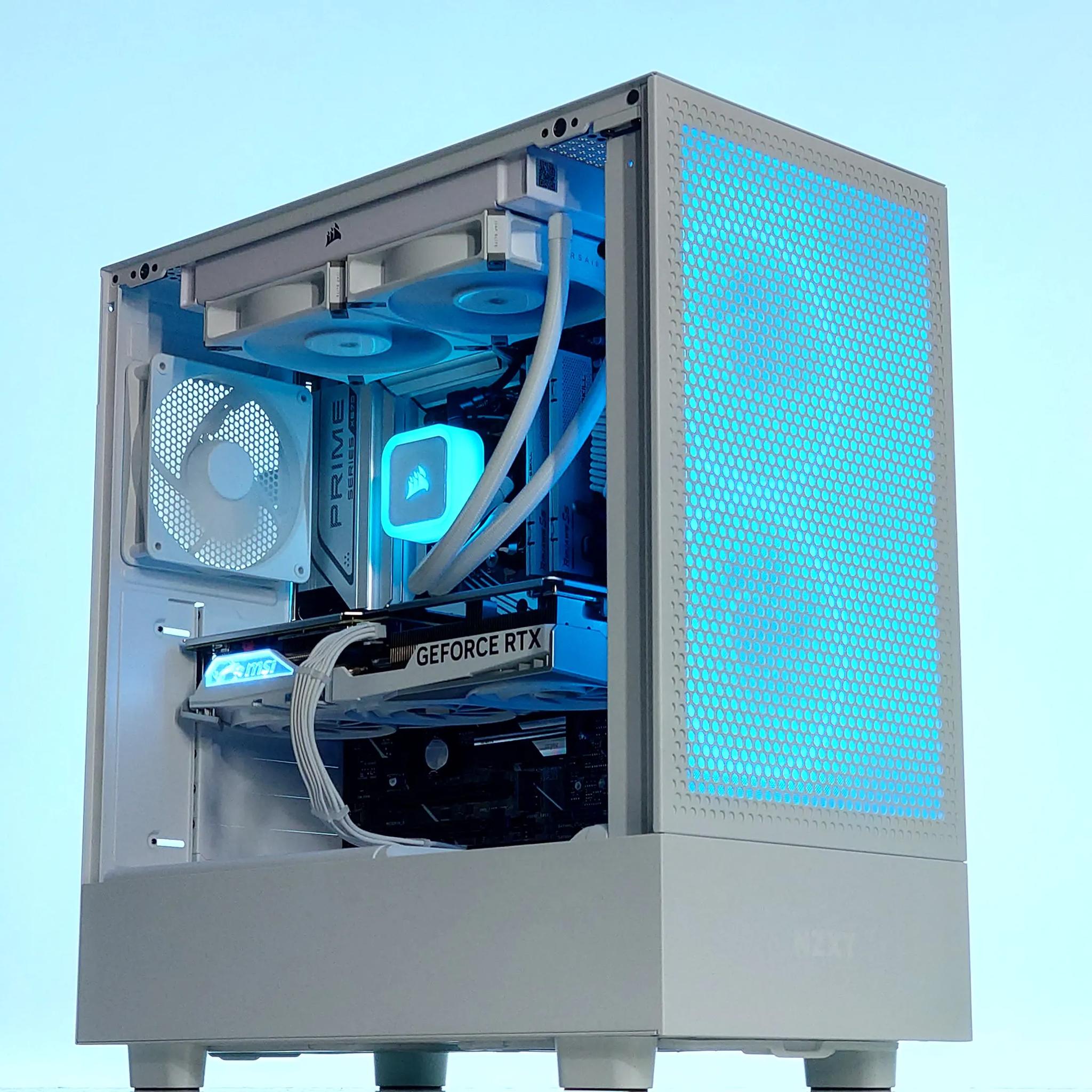 🌬️☃️Extreme Gaming PC❄️Nvidia RTX 4070 Ti 12GB❄️AMD Ryzen 7 7700❄️32GB DDR5❄️1TB NVME