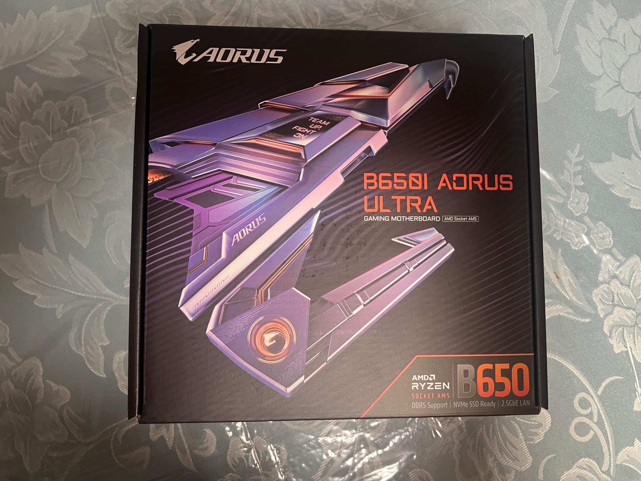Brand New Gigabyte Aorus AMD B650I Ultra Gaming Desktop  Wifi Motherboard AM5 Mini ITX