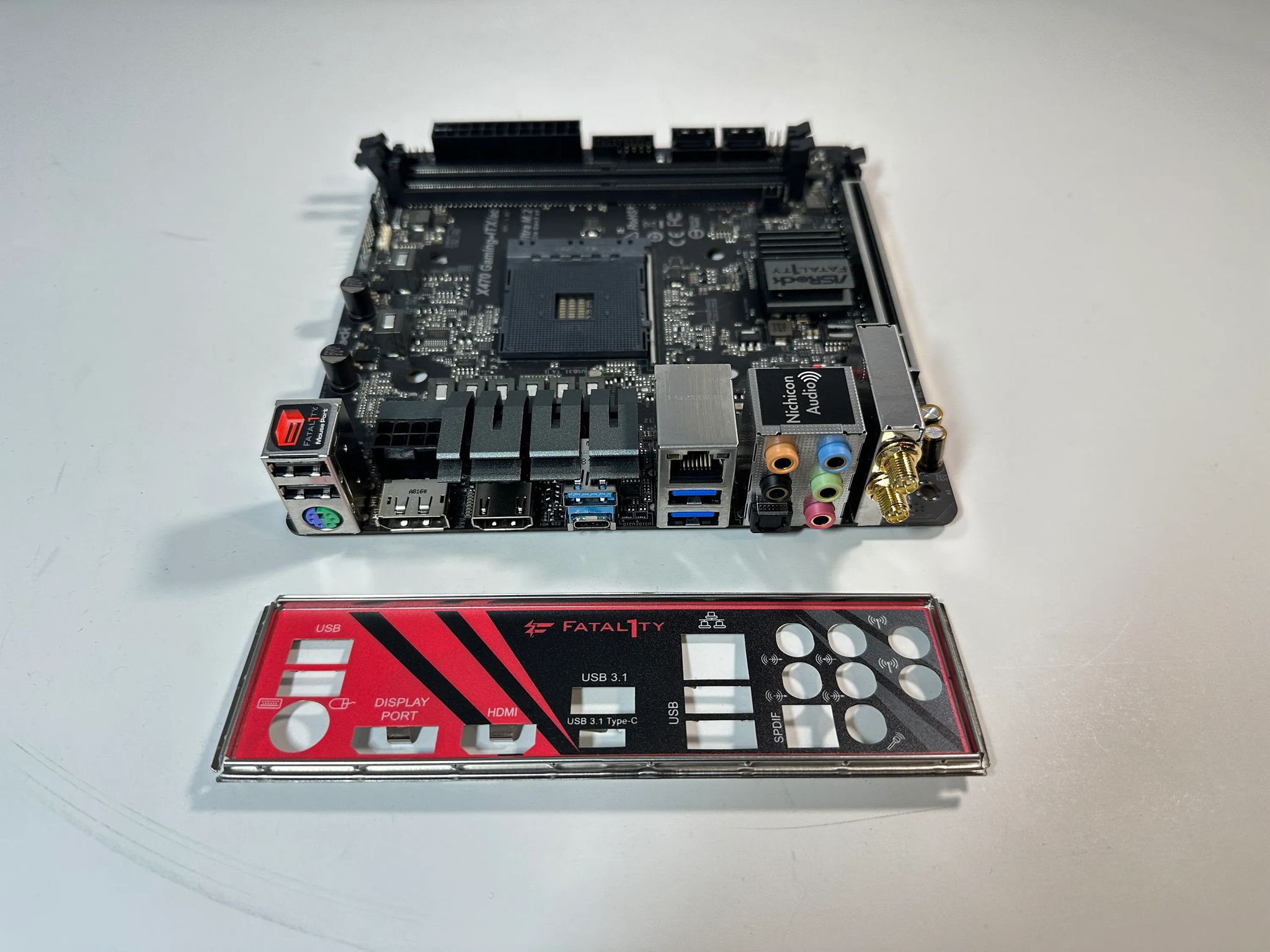 ASRock Fatal1ty X470 Gaming-ITX/ac Mini ITX AM4 Motherboard 5000 Series Ready