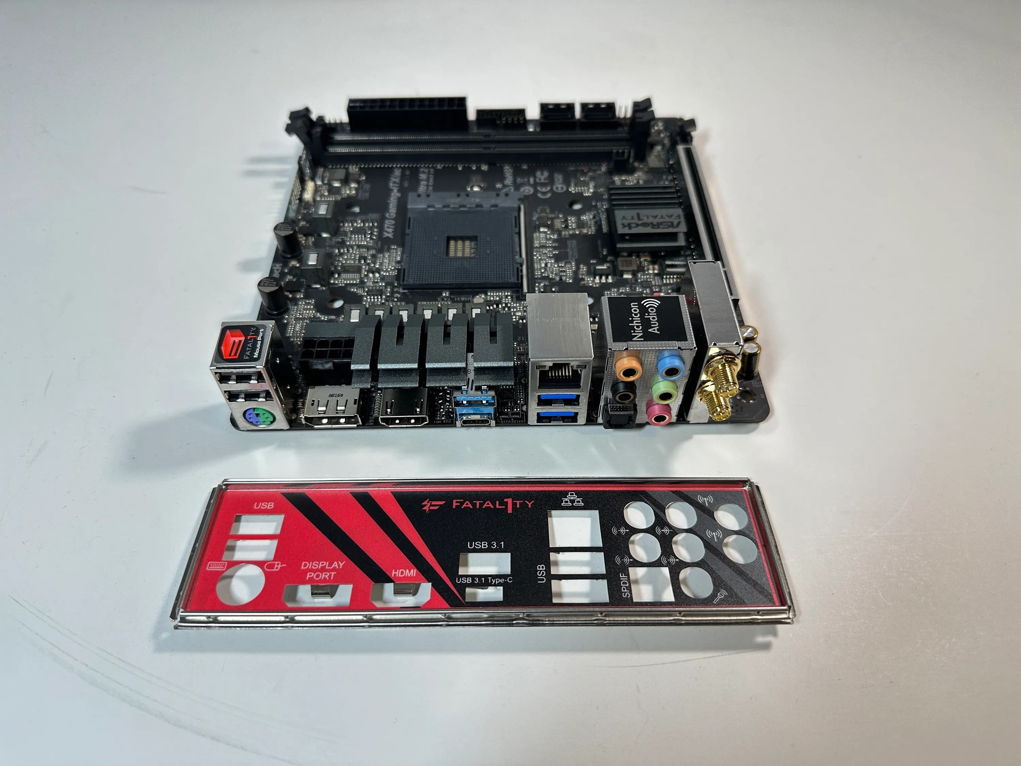 ASRock Fatal1ty X470 Gaming-ITX/ac Mini ITX AM4 Motherboard 5000 Series Ready