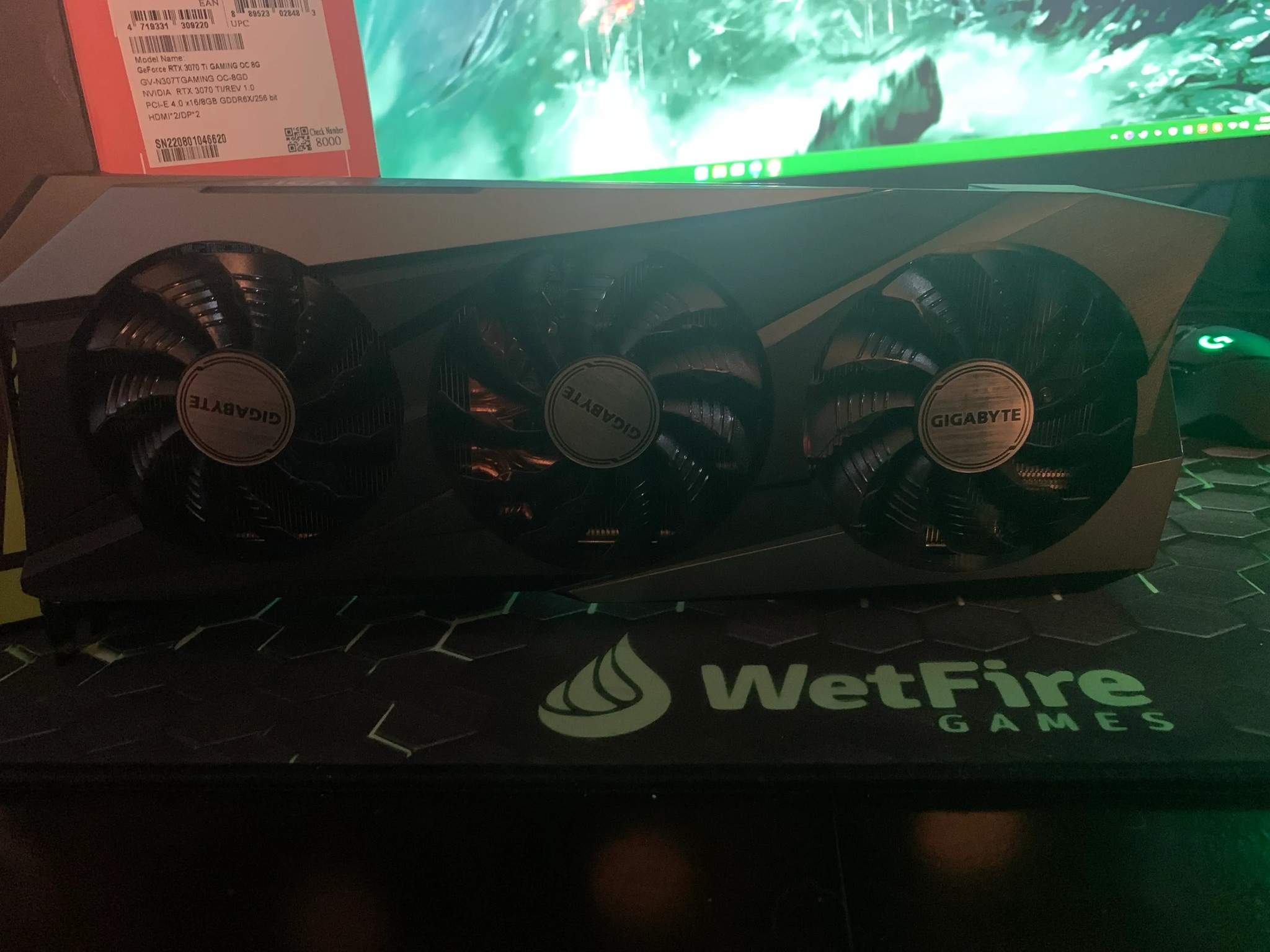 Gigabyte Gaming OC RTX 3070 TI, LNIB Like New In Box! Never Used!
