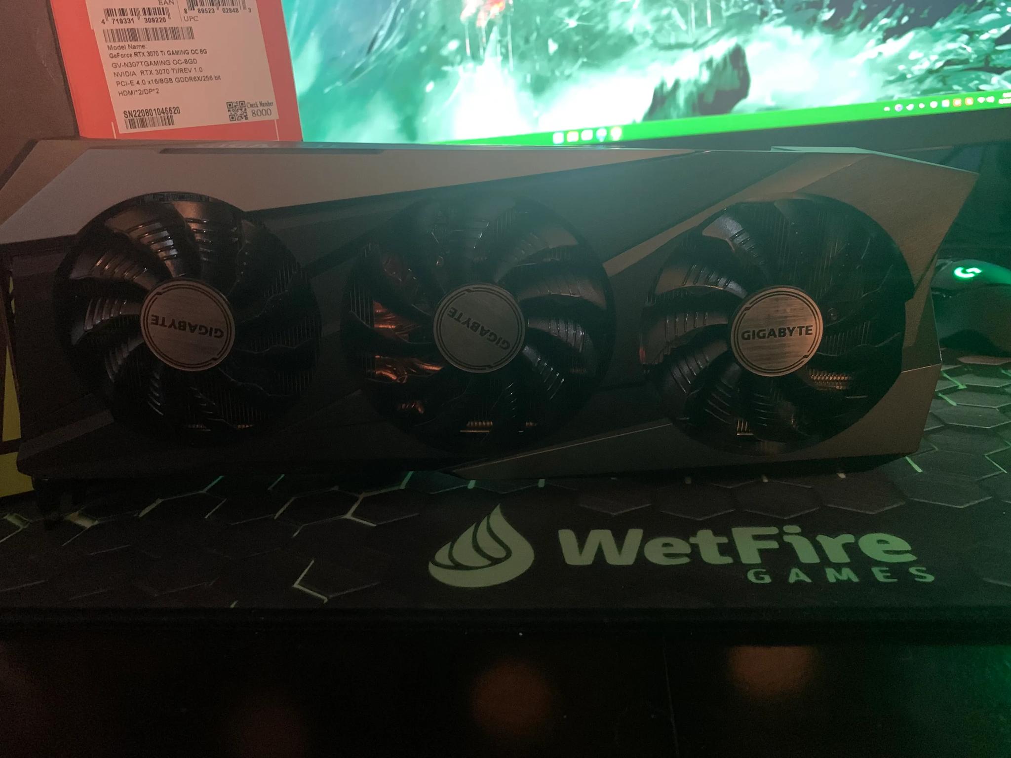 Gigabyte Gaming OC RTX 3070 TI, LNIB Like New In Box! Never Used!