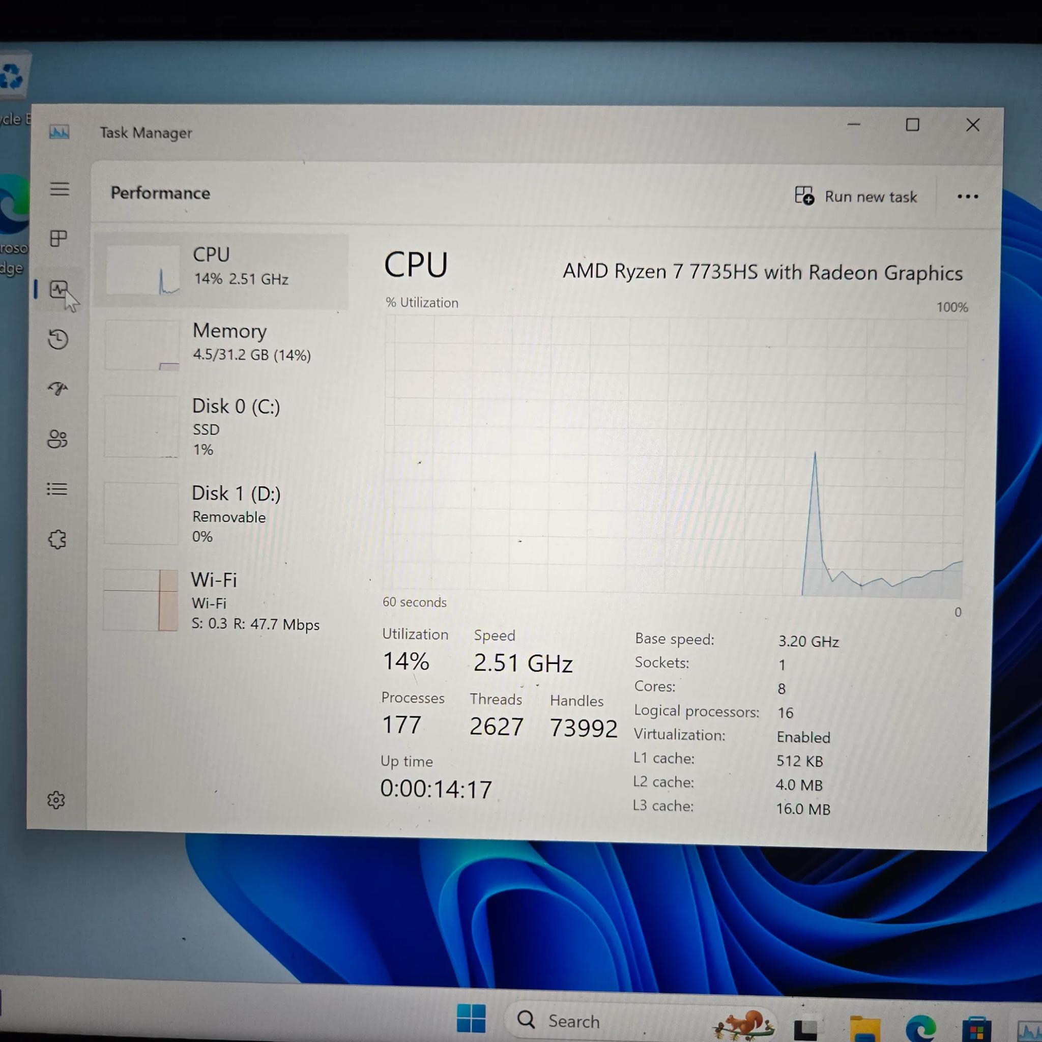 Asus ROG Zephyrus G14 (2023) - RTX 4050- Ryzen 7 7735HS - 32GB DDR5 - 1TB NVME