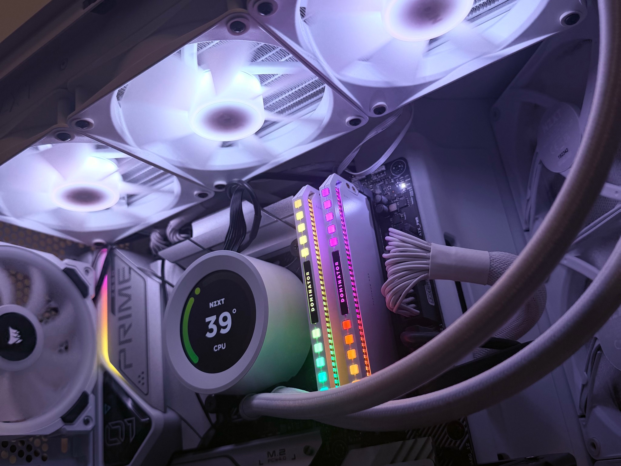 ⚪️☁️"White Dominator"☁️⚪️| 1440p/4k Gaming | RTX 3080 Ti | i9 12900k | 64gb DDR5 | 2tb SSD