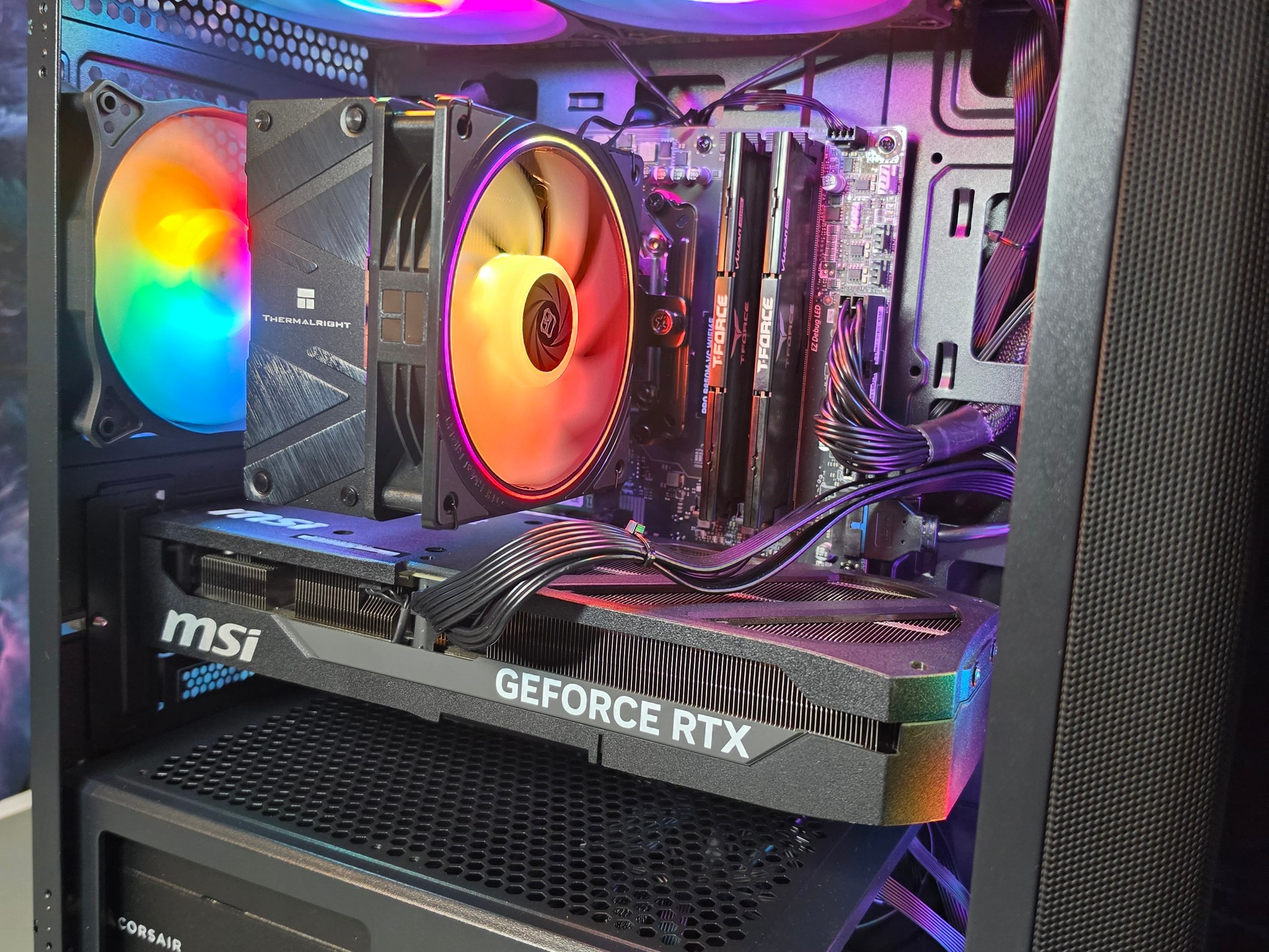 MSI RTX 5070 12gb + Ryzen 9600x PC Build #98