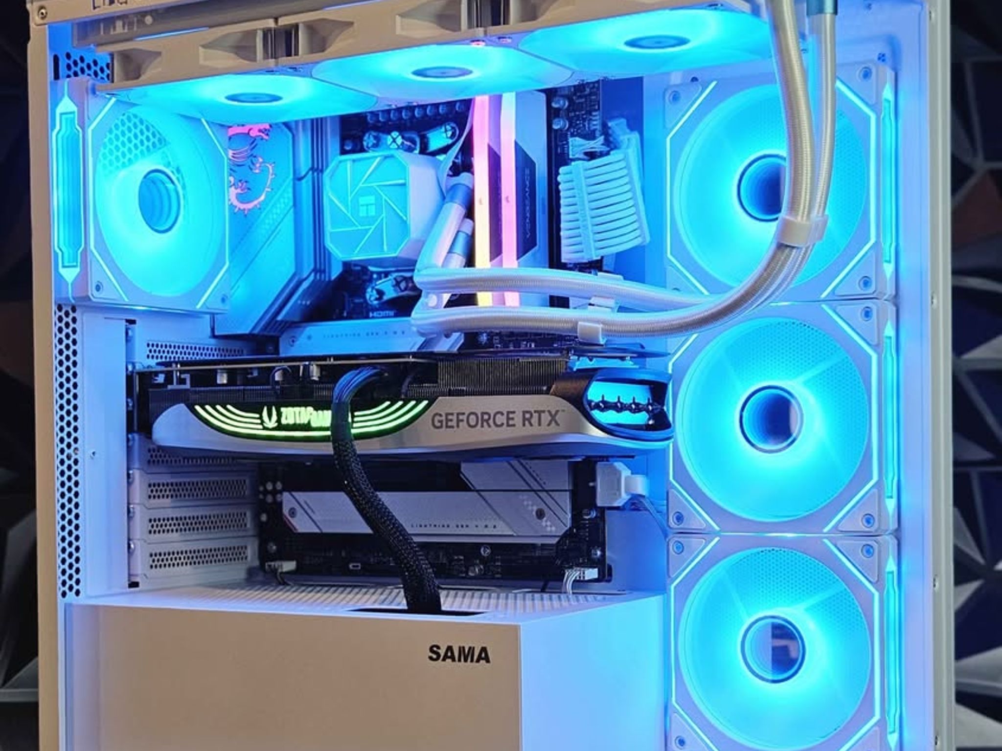 ⚪👻Ghost 👻⚪ Gaming PC (Ryzen 7 + RTX 4070 TI)