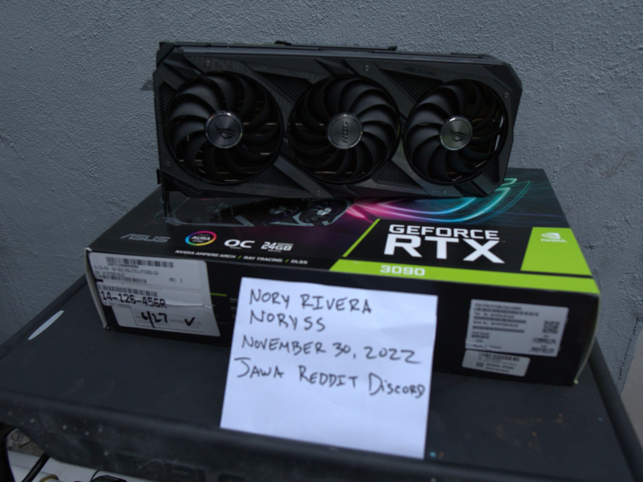 Asus Strix RTX 3090 OC NEw Open Box