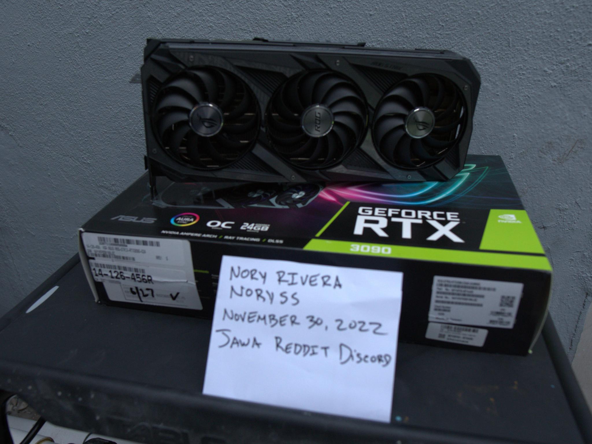 Asus Strix RTX 3090 OC NEw Open Box