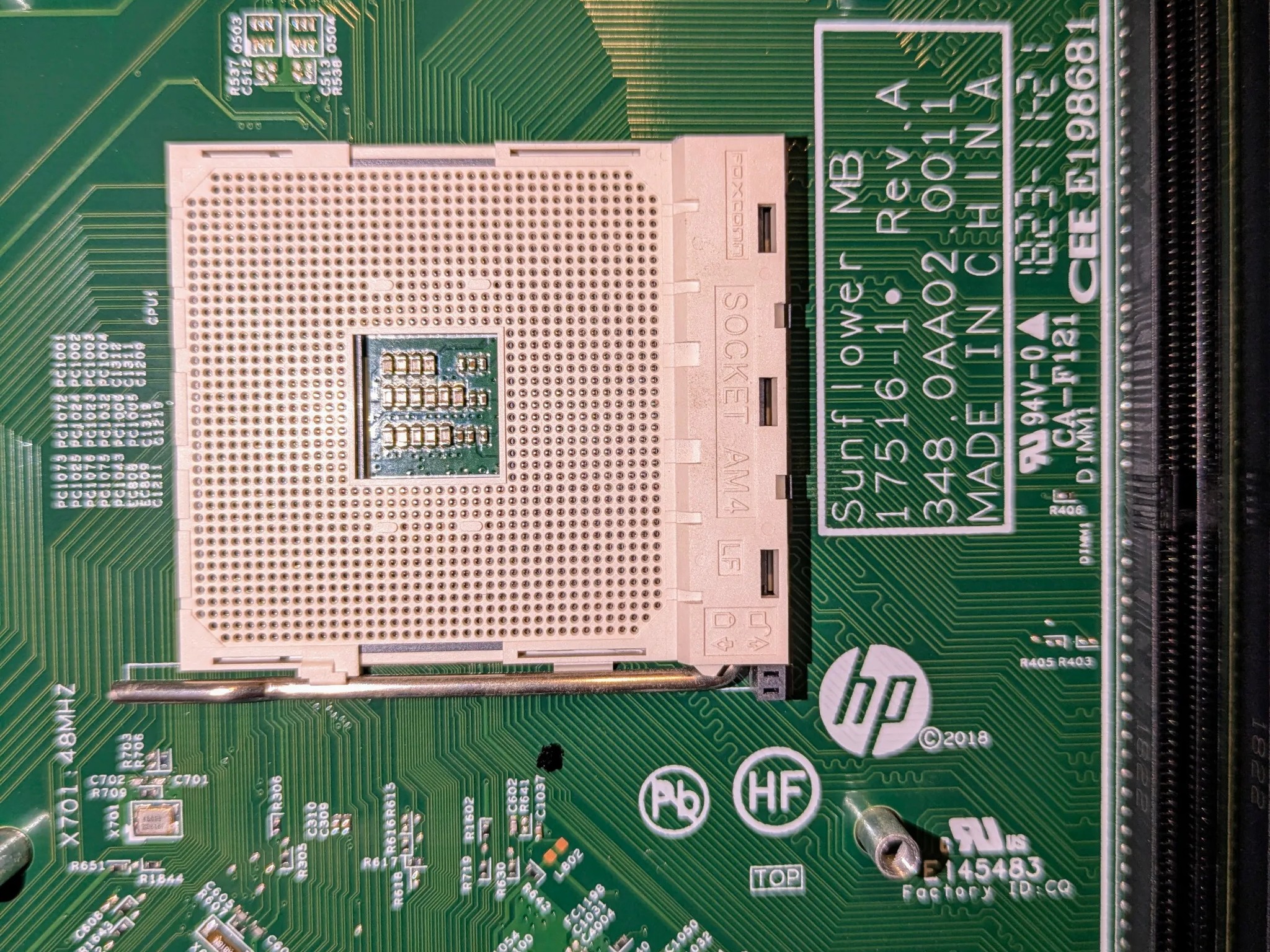 HP Sunflower Motherboard for 1st/2nd Gen Ryzen CPUs (HP Pavilion)