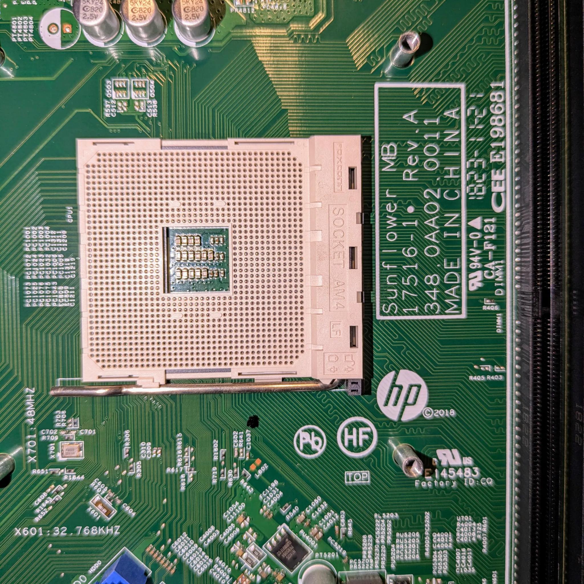 HP Sunflower Motherboard for 1st/2nd Gen Ryzen CPUs (HP Pavilion)