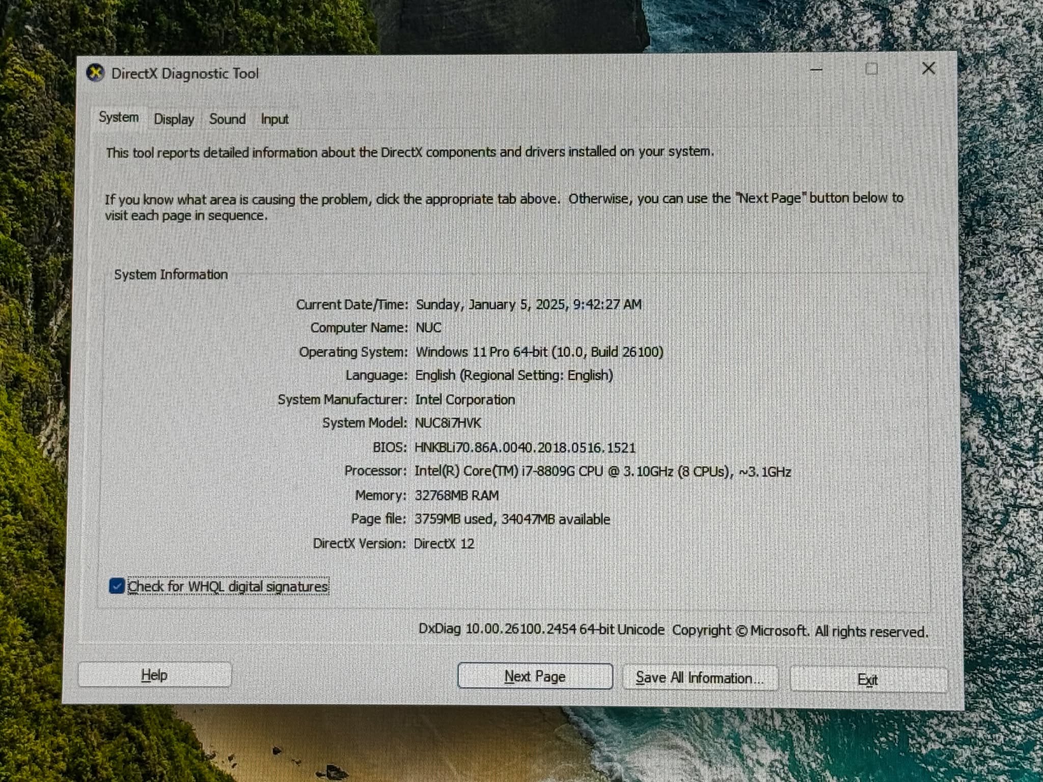 Intel NUC8i7HVK Hades Canyon i7-8809G 3.1GHz, 512GB m.2 SSD, 32768MB RAM, Radeon Vega M GH Graphics