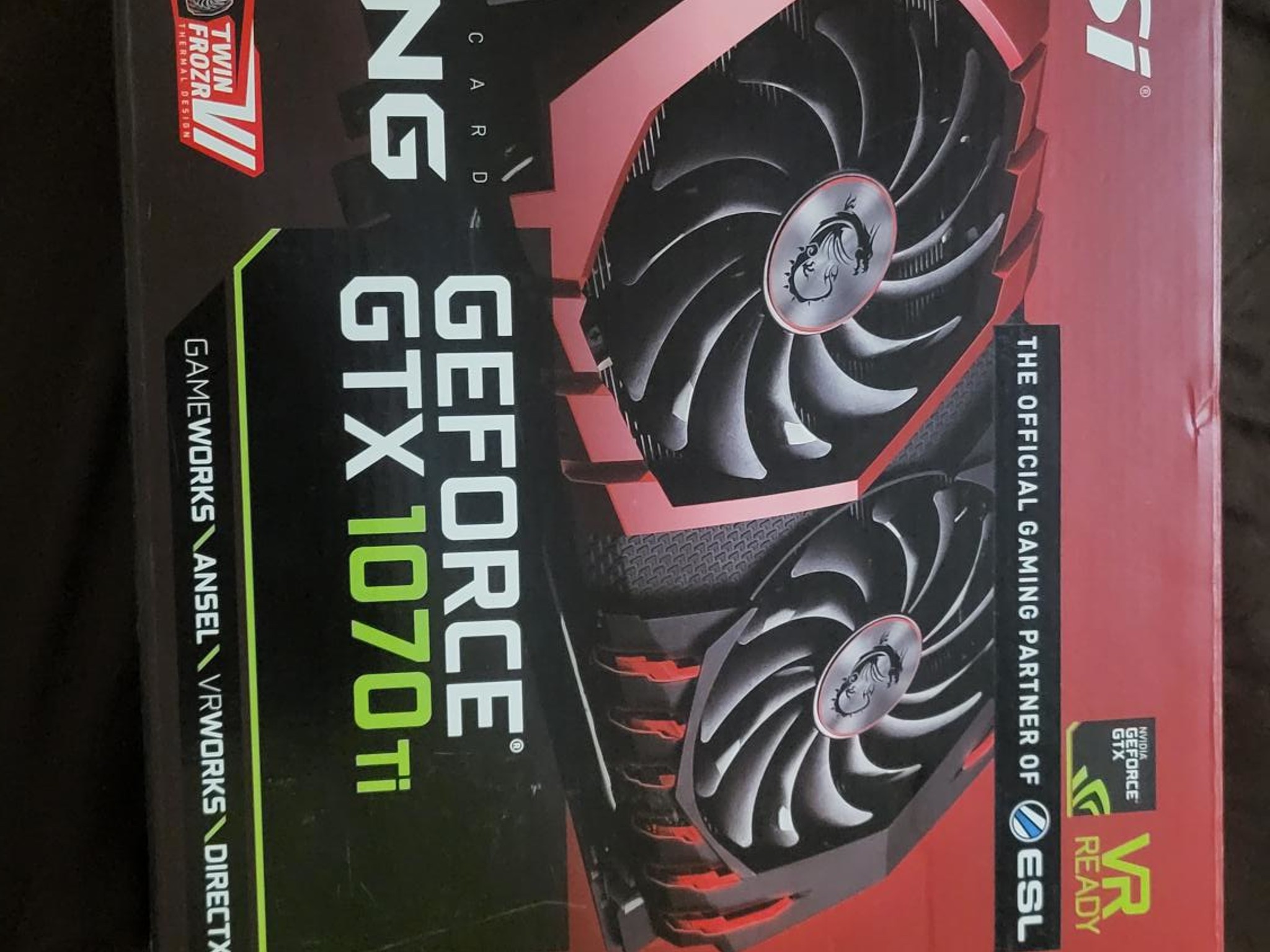 MSI Twin Frozr NVIDIA GTX 1070 Ti 8GB