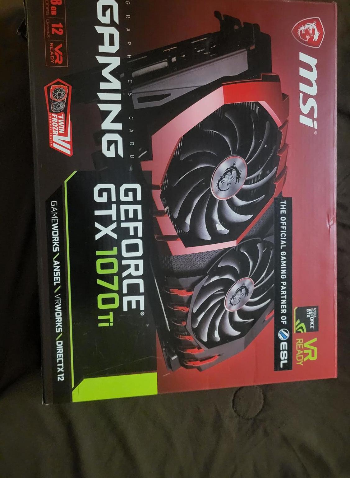 MSI Twin Frozr NVIDIA GTX 1070 Ti 8GB
