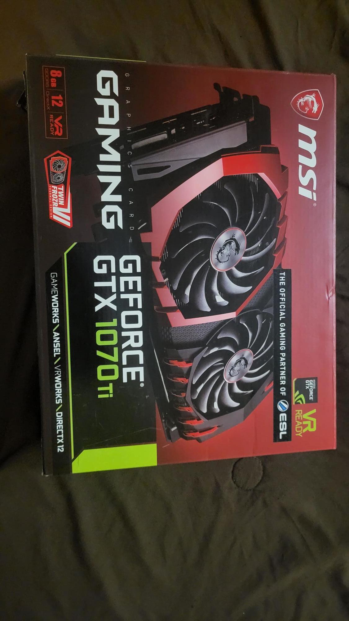 MSI Twin Frozr NVIDIA GTX 1070 Ti 8GB