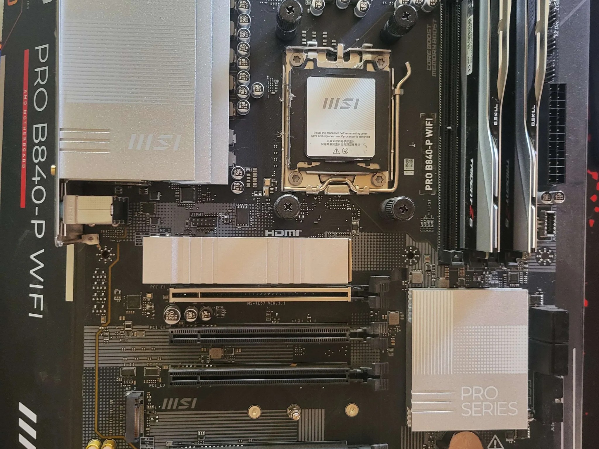 MSI pro b840-p wifi 7