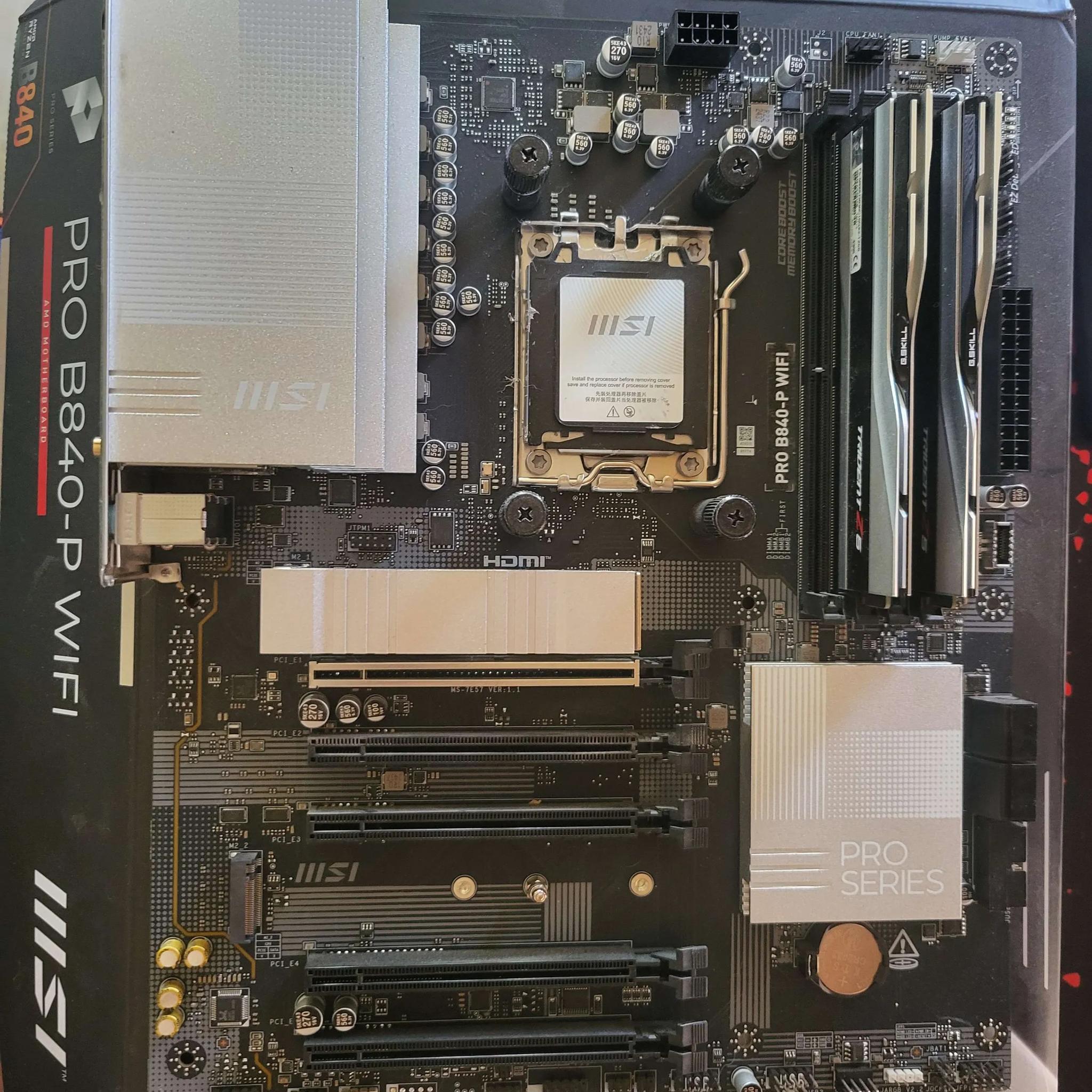 MSI pro b840-p wifi 7