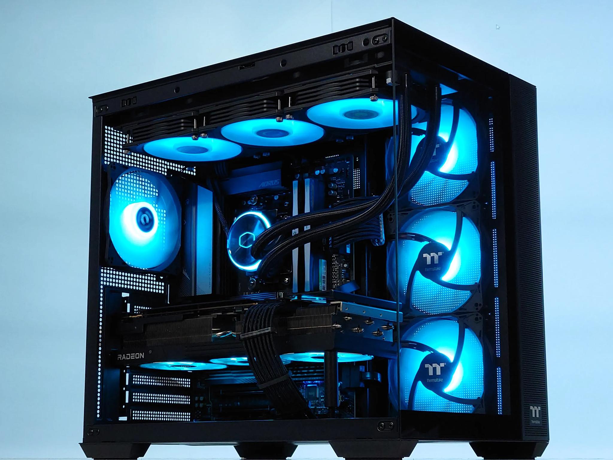 🫗🧊Liquid Cooled Gaming PC⚡AMD RX 7800 XT 16GB⚡Intel i5 13600KF 14 core⚡32GB DDR5⚡1TB SSD
