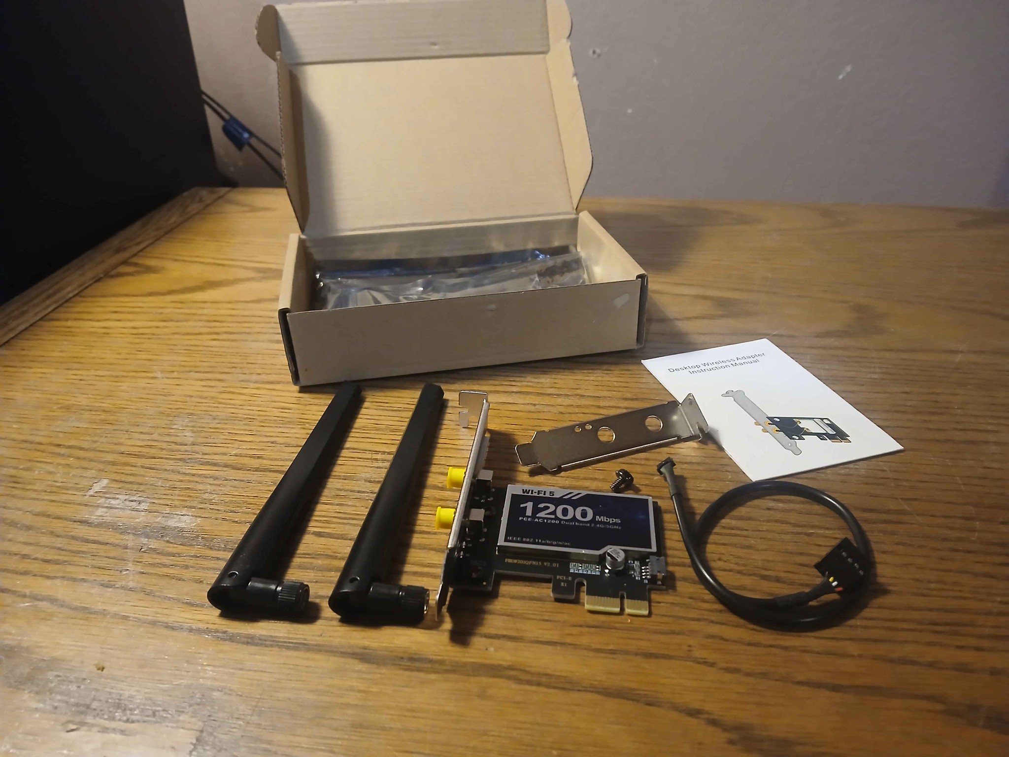 NEW Desktop computer PC Wi-Fi & Bluetooth pcie adapters