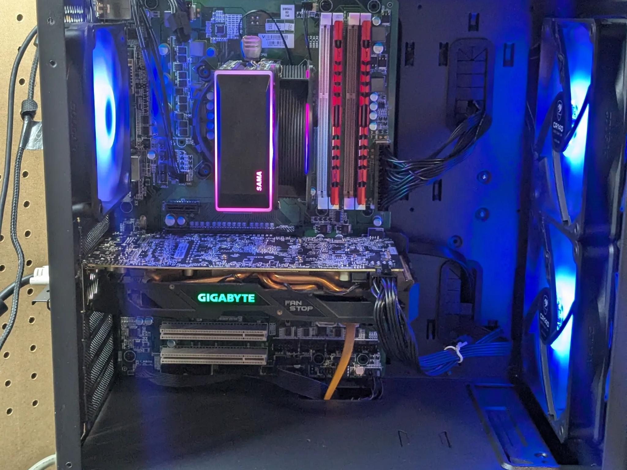 Marvel Rivals Ready | Xeon (same as i7) , 16GB RAM, RX 480 8GB, 480GB SSD, Win10, RGB, Wifi