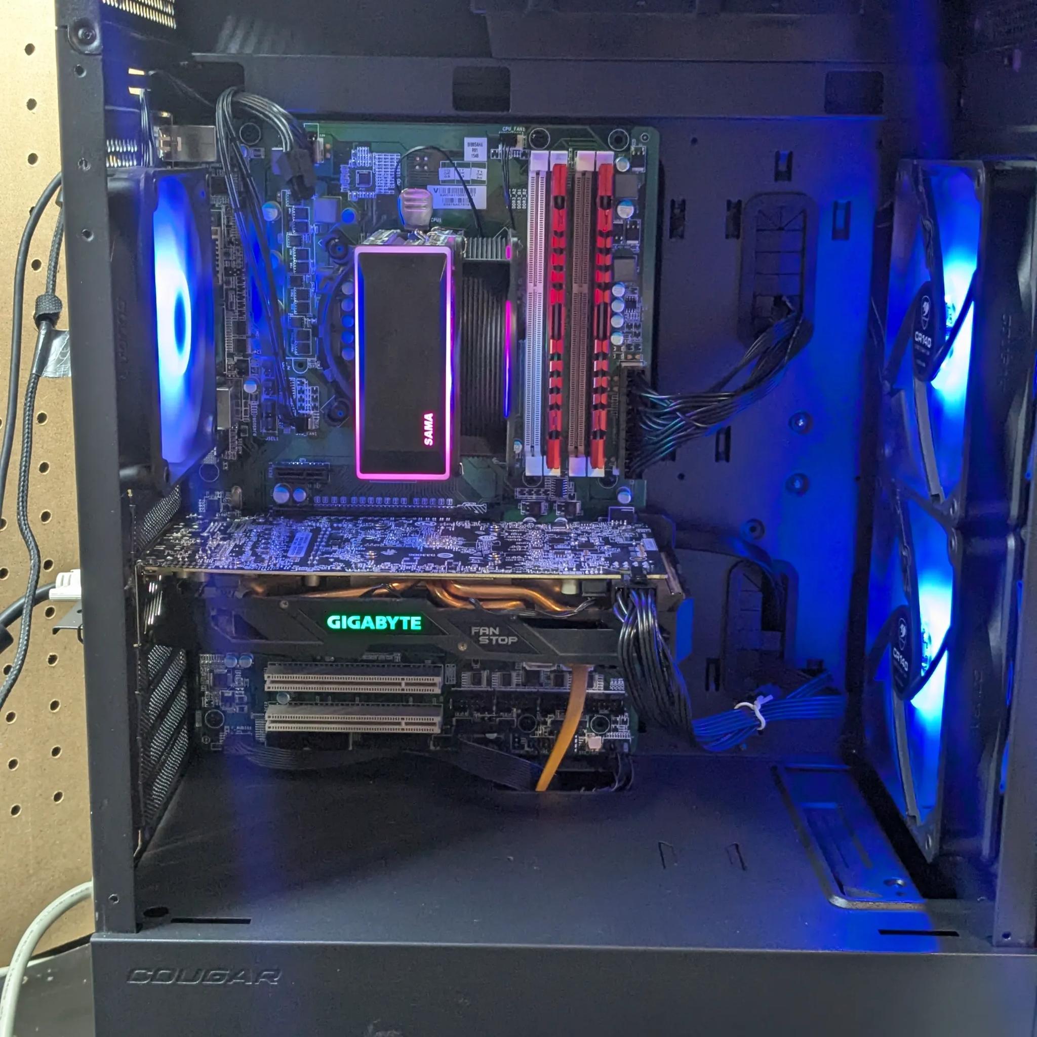Marvel Rivals Ready | Xeon (same as i7) , 16GB RAM, RX 480 8GB, 480GB SSD, Win10, RGB, Wifi