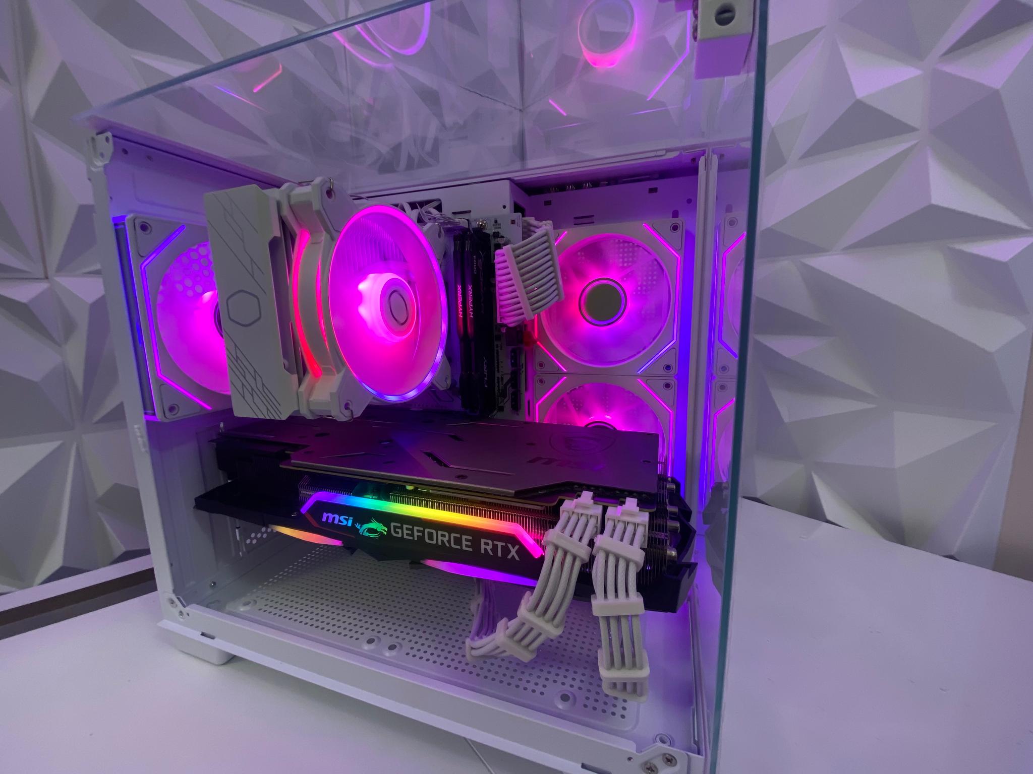 🎅🎅 White Elite Build – Ryzen 5 3600 + RTX 2080 8GB | 1080p/1440p High FPS Ready