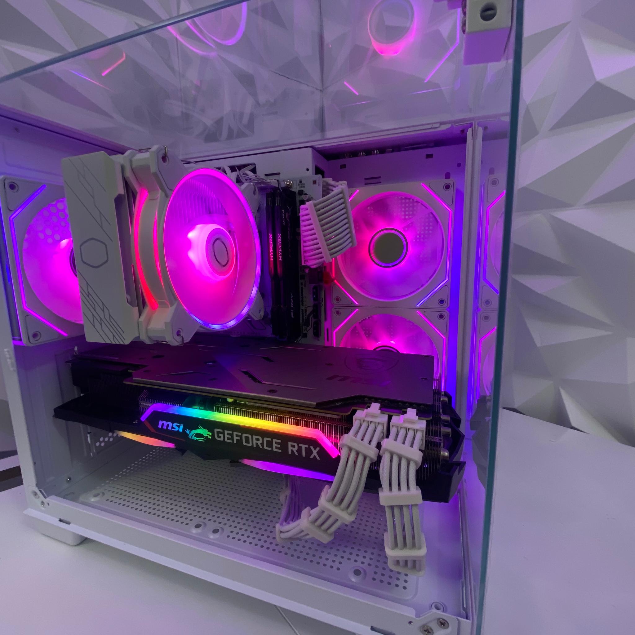 🎅🎅 White Elite Build – Ryzen 5 3600 + RTX 2080 8GB | 1080p/1440p High FPS Ready