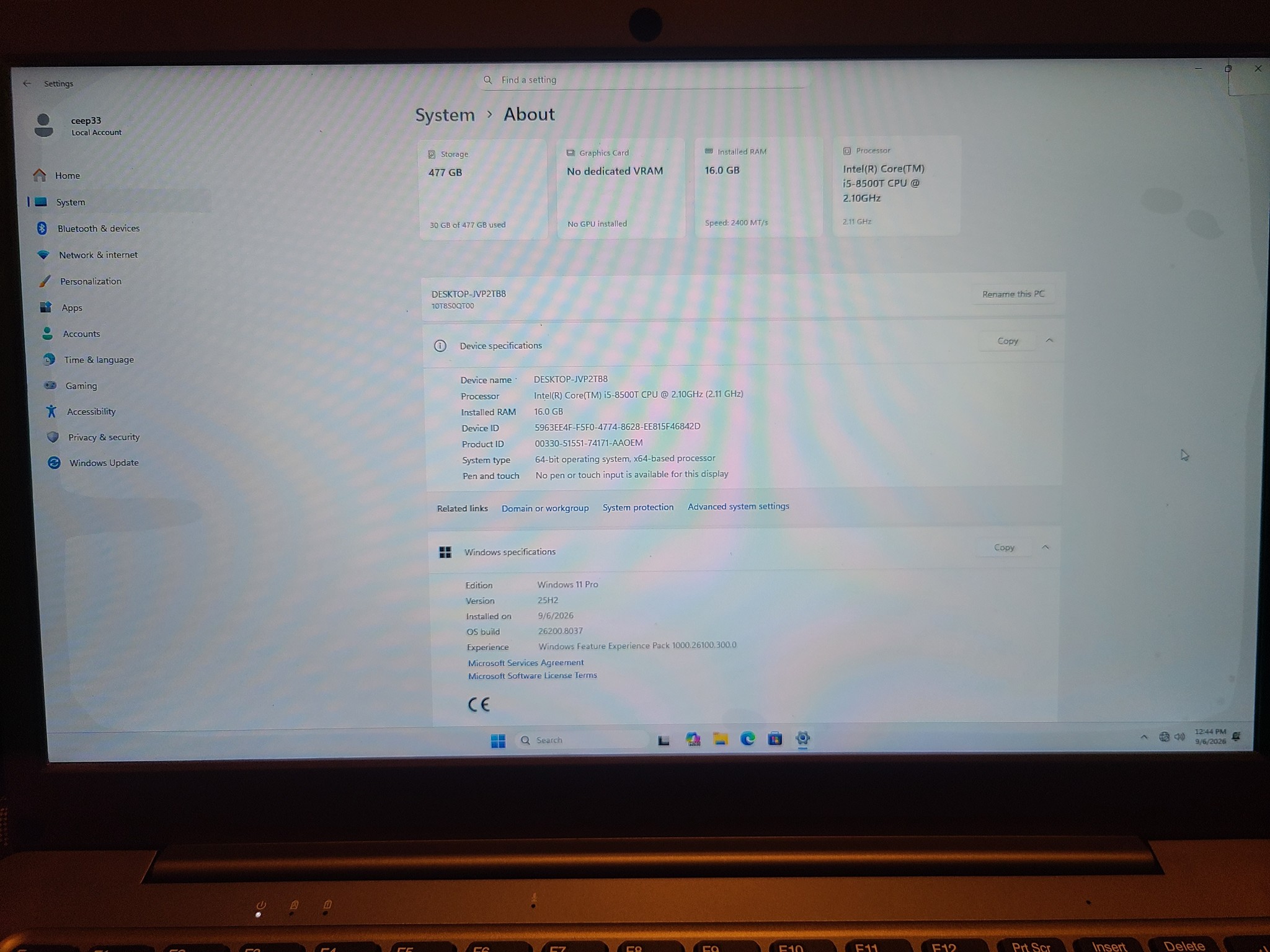 Lenovo ThinkCentre M720Q TINY with Radeon RX 6400 LP (SAPPHIRE PULSE)