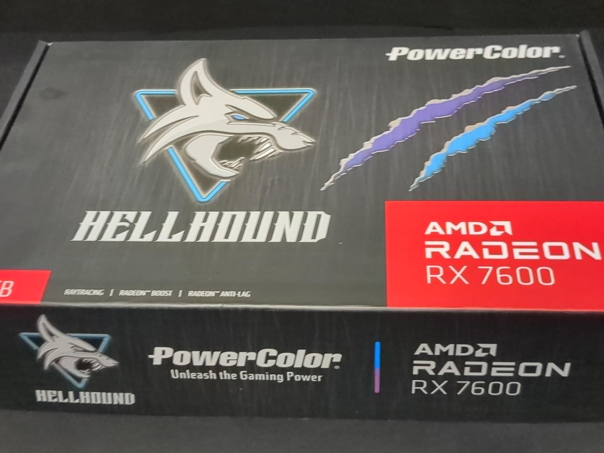 AMD Radeon RX 7600 PowerColor Hellhound