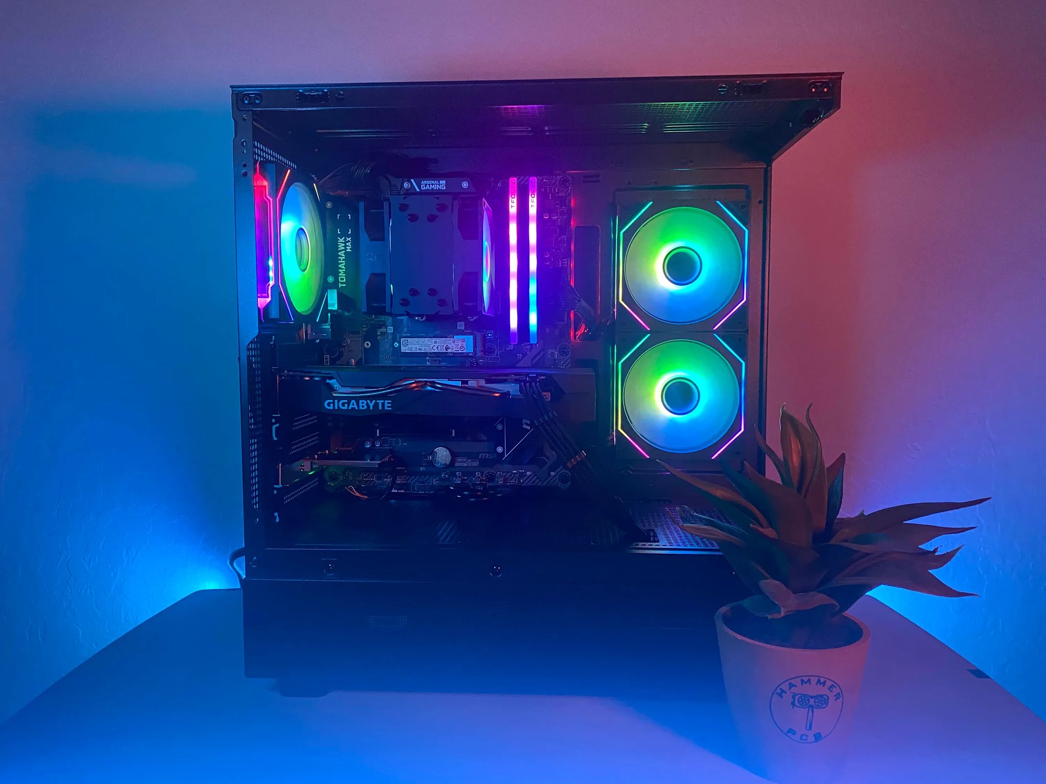⚙️Custom Built RGB Gaming PC⚙️| RTX 2070, Ryzen 5, 2TB Storage, Win11 | CoD, GTA, Cyberpunk, More!
