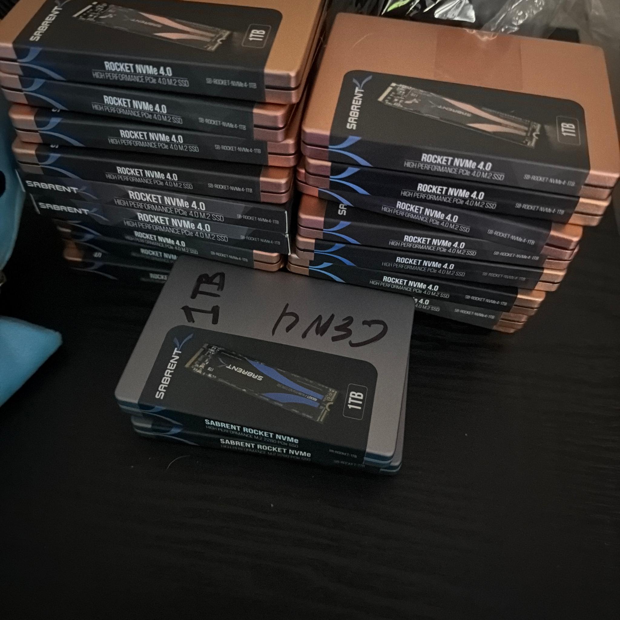 Sabrent Rocket 1TB SSD Tested Working Great