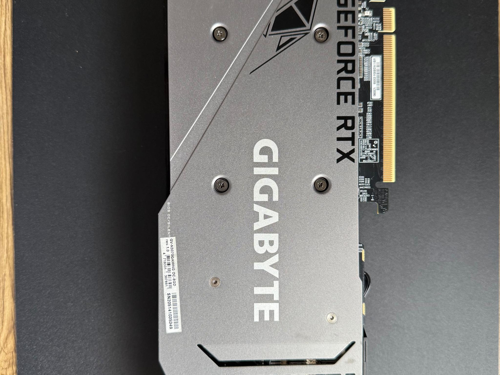 Gigabyte RTX 3070 original box