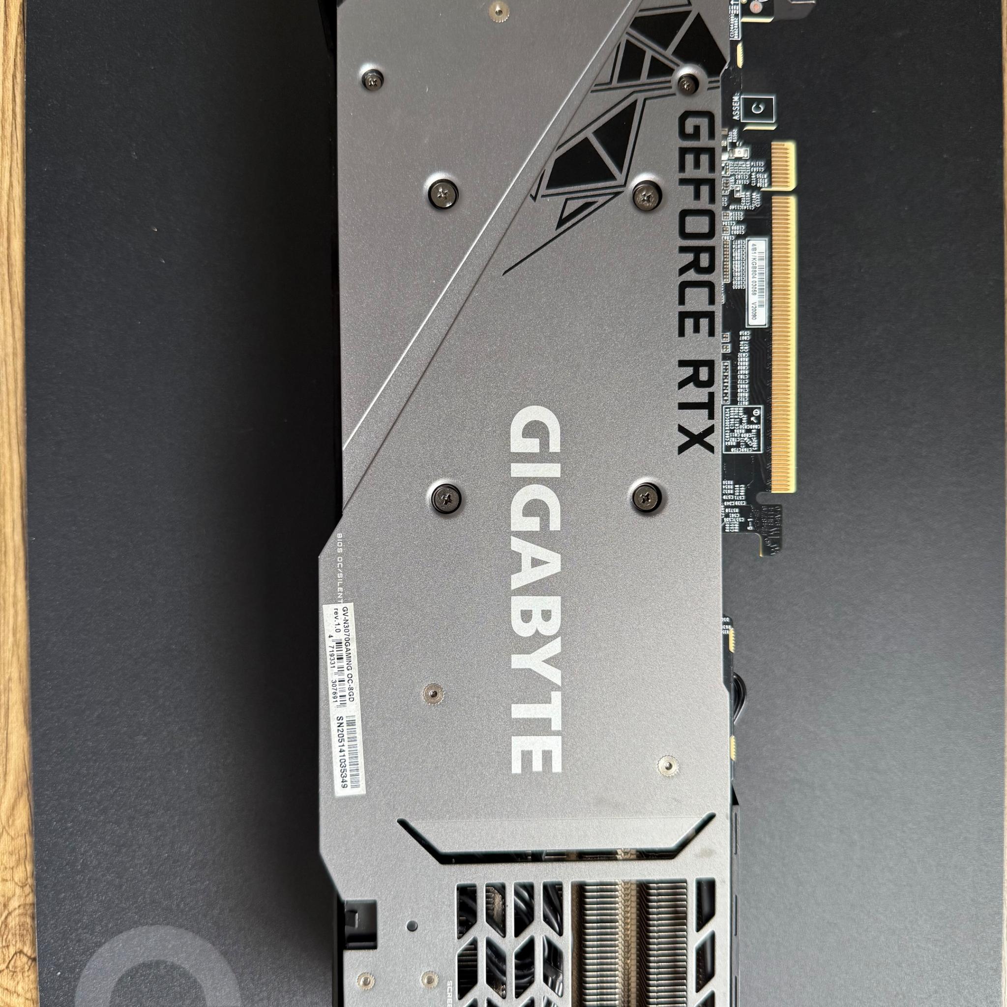 Gigabyte RTX 3070 original box