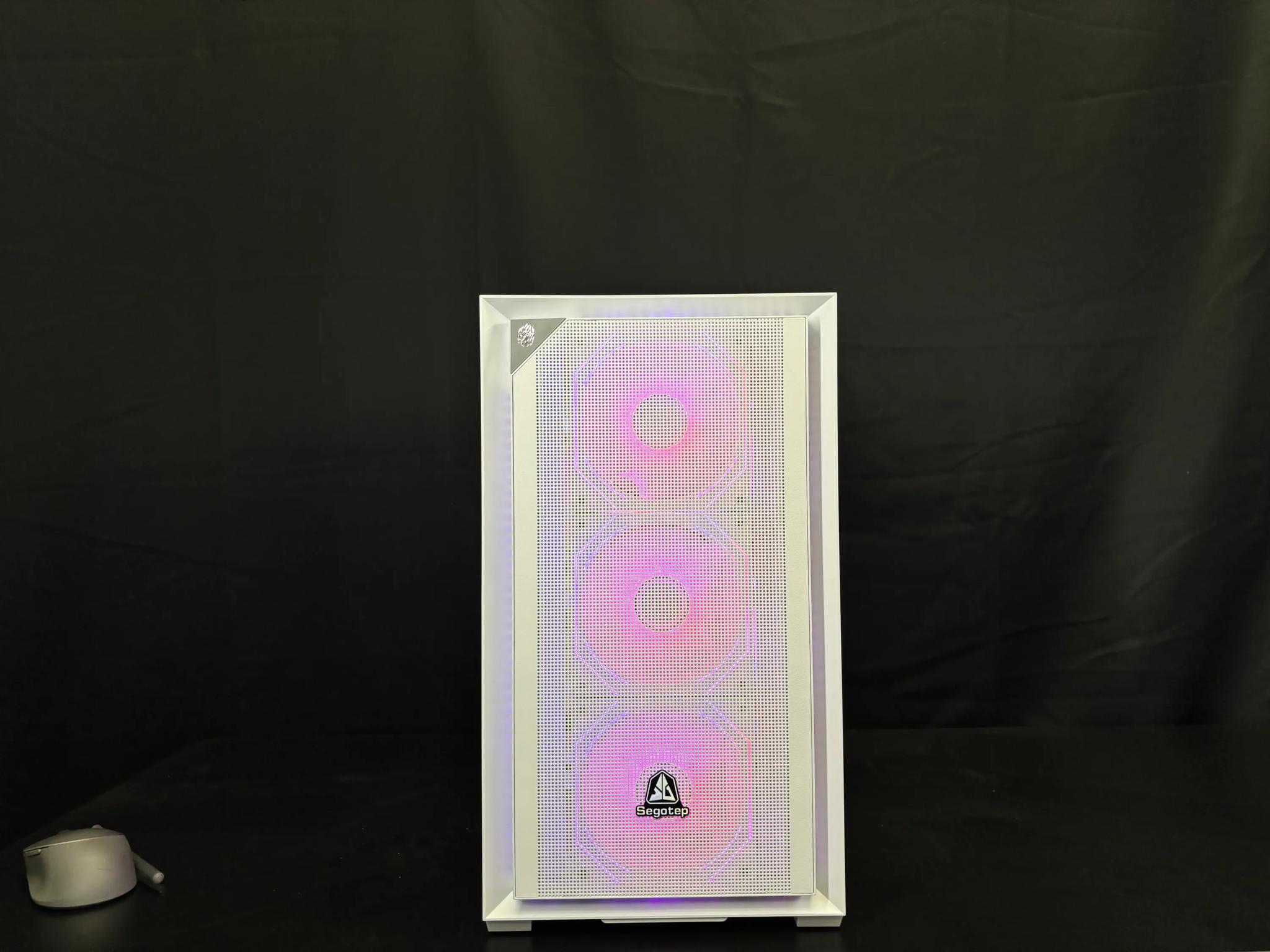 Monkape White Edition | i5-12400F | RTX 4060 White | 16GB DDR5 | 512GB NVMe | RGB Gaming Desktop