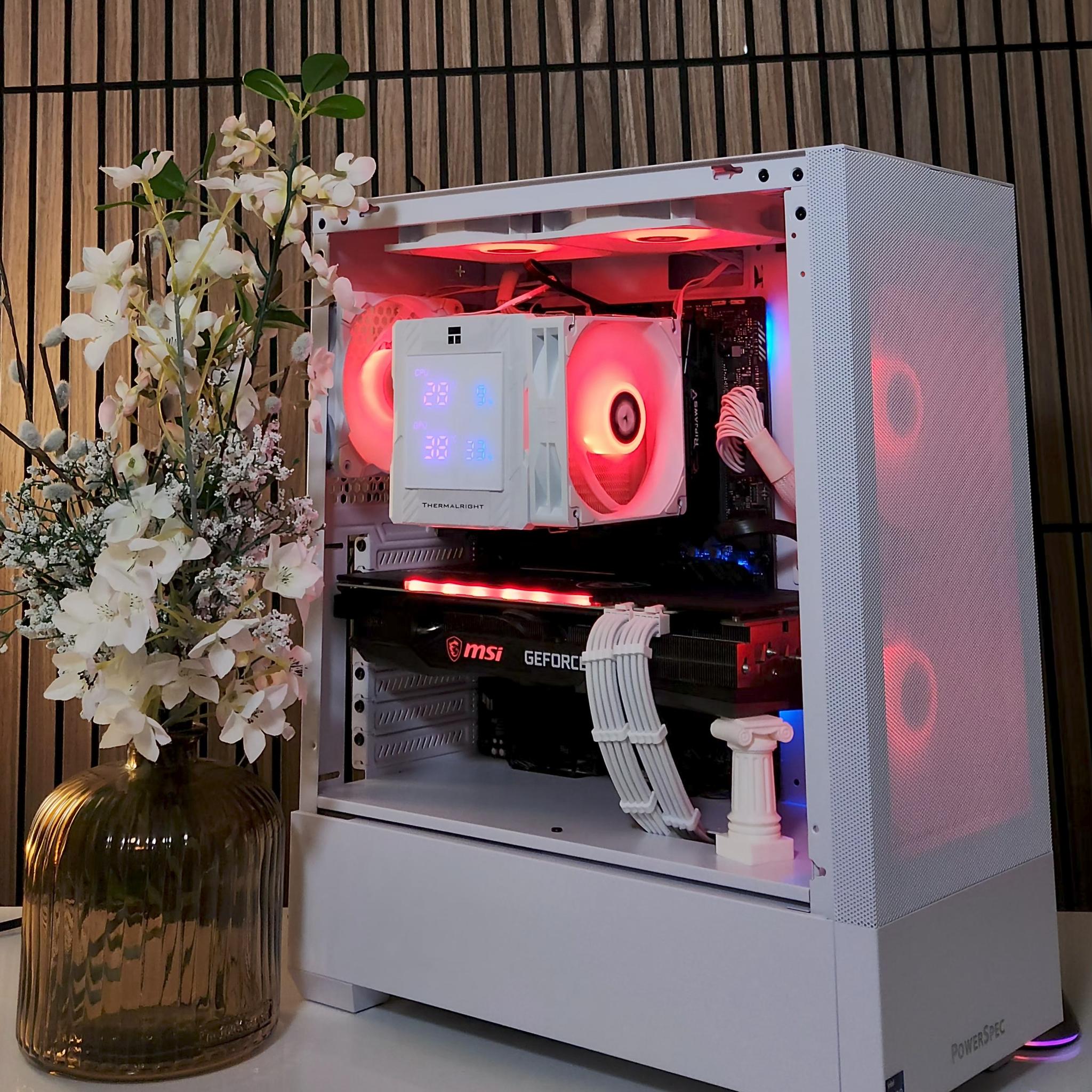 ⚪White PC🖥️ RTX 3070 8GB | i5 12600K | 16GB DDR4 | NVMe | Lian Li RGB | wifi/BT | Windows 11 1080p