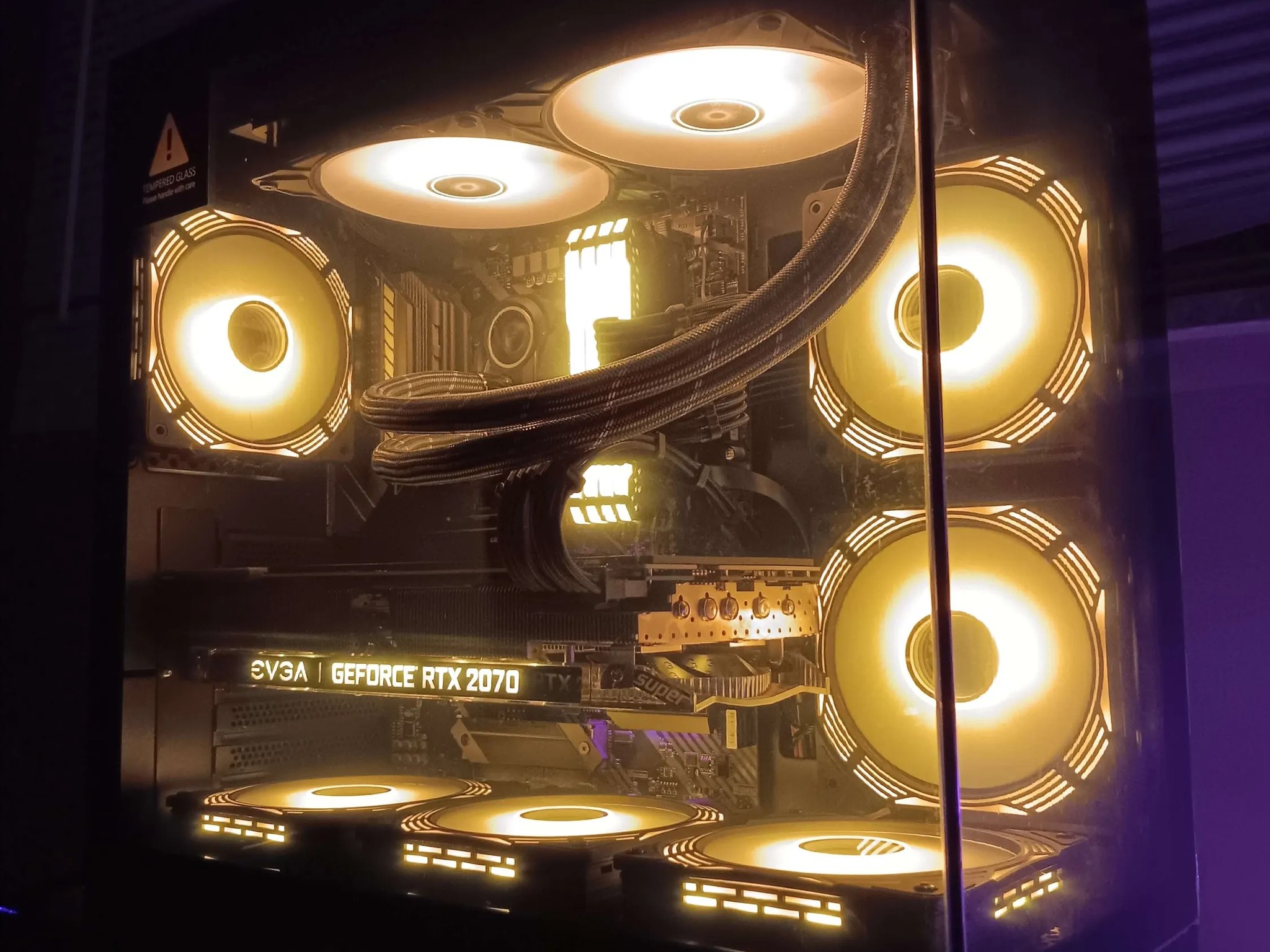 | Black RGB GAMING PC | Ryzen 5 5600x | EVGA RTX 2070S) | 32gb DDR4 RAM |1tb NvMe SSD