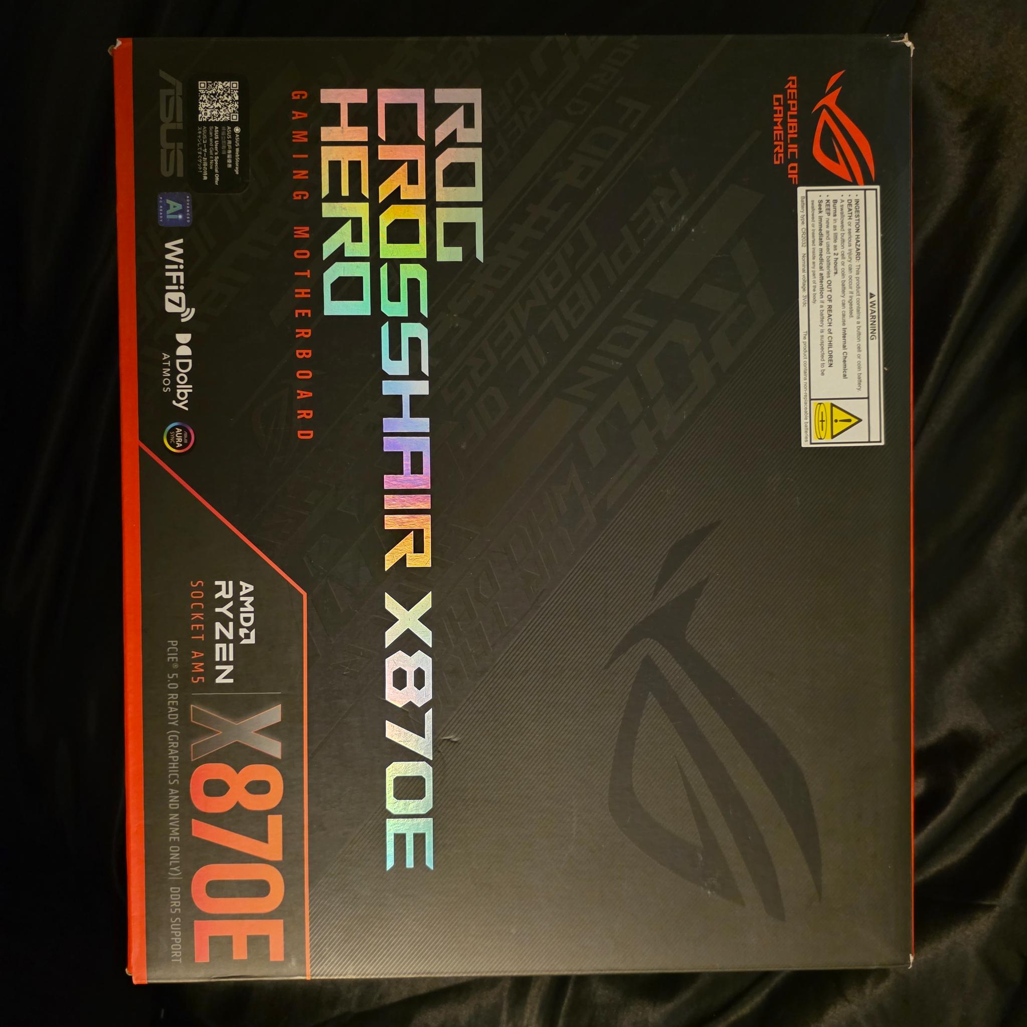 Rog crosshair x870e hero