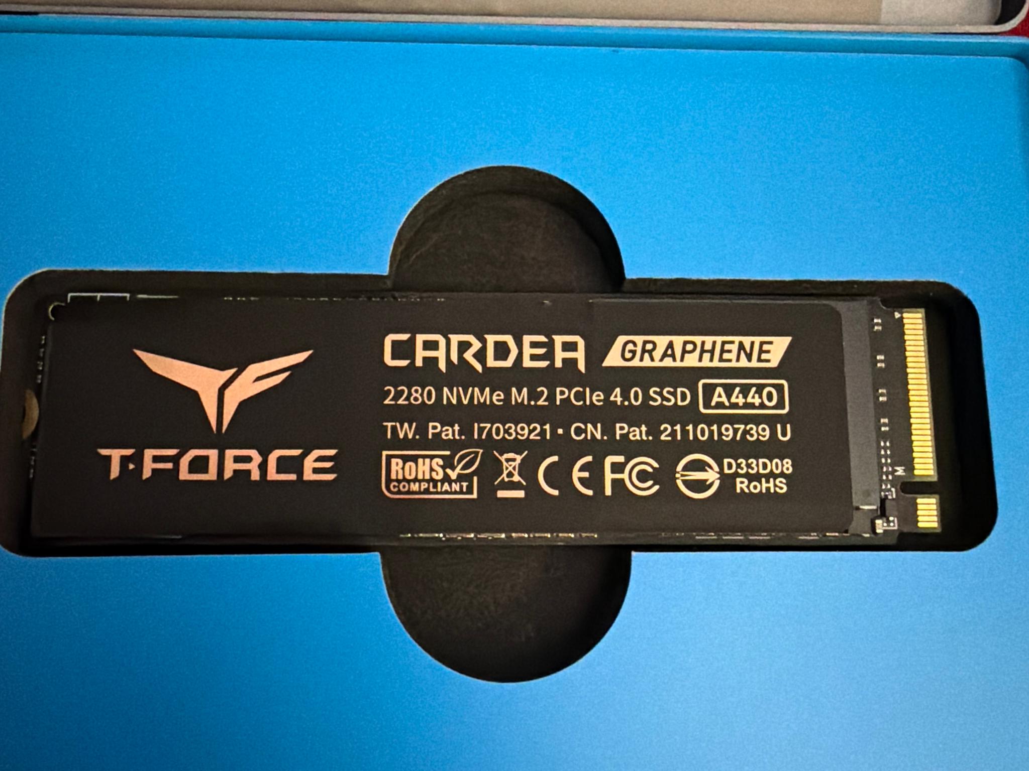 2TB GEN 4 T-Force CARDEA A440 NVME SSD 7,000MB/s New open Box