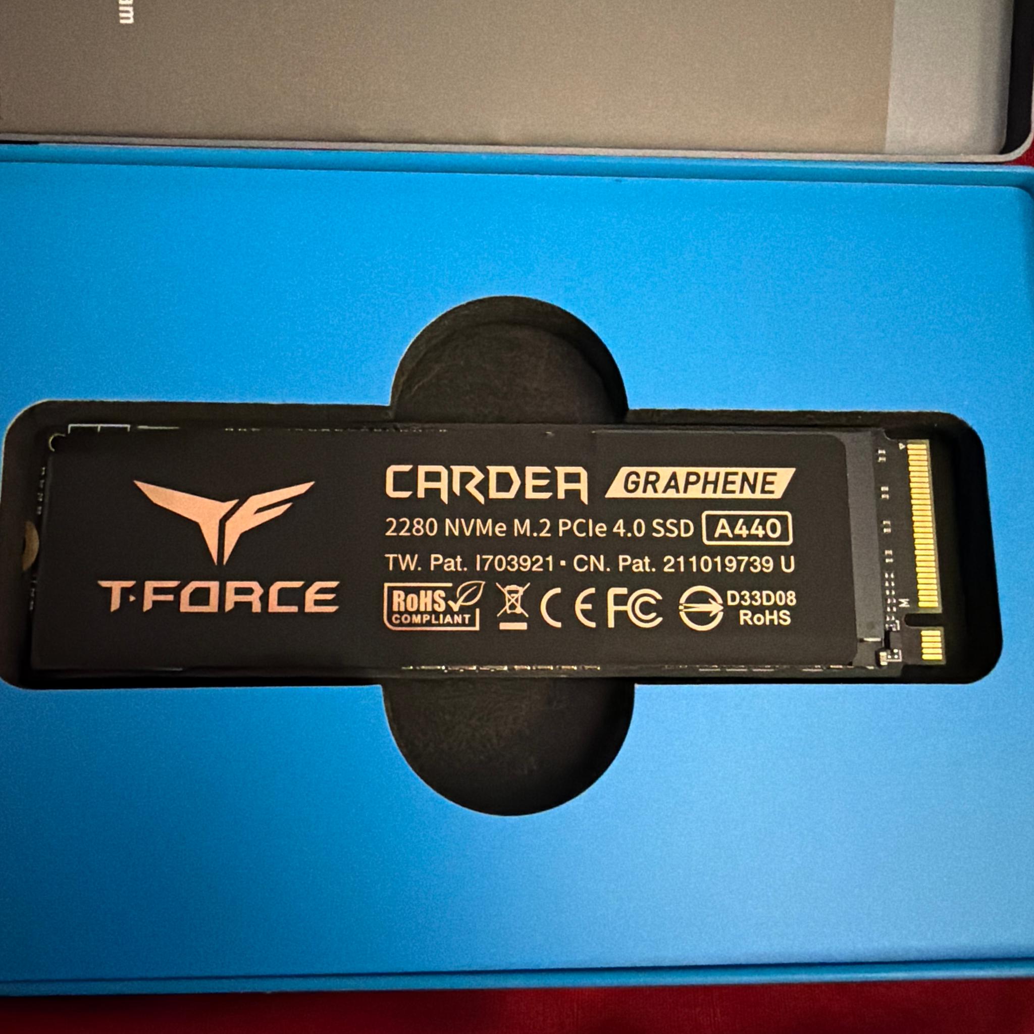 2TB GEN 4 T-Force CARDEA A440 NVME SSD 7,000MB/s New open Box