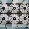 Corsair LL Series LL140 RGB 140mm Fans x 6 - Used