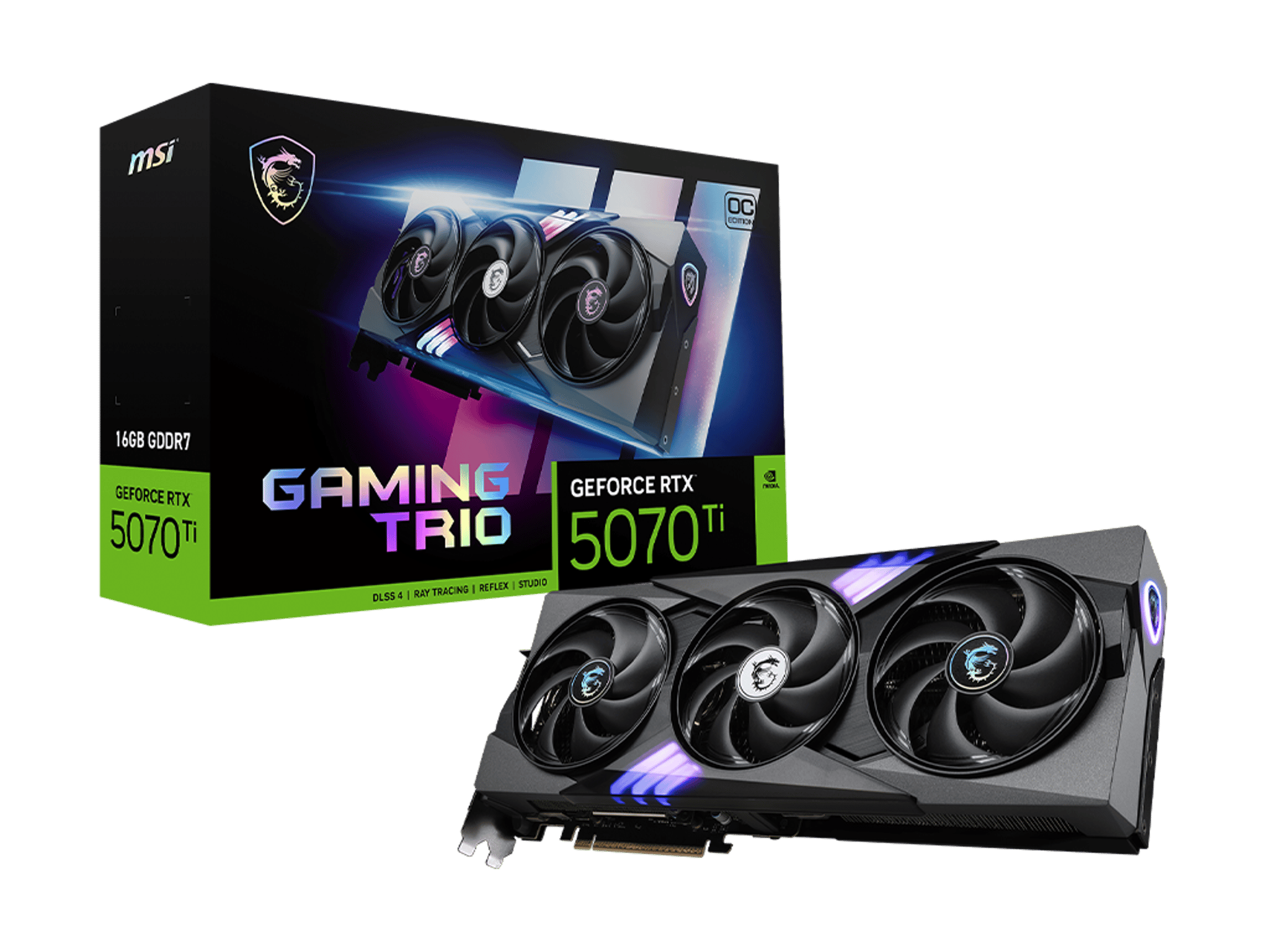 MSI GeForce RTX 5070 Ti 16GB GDDR7 Gaming Trio OC - Open Box, Never Used